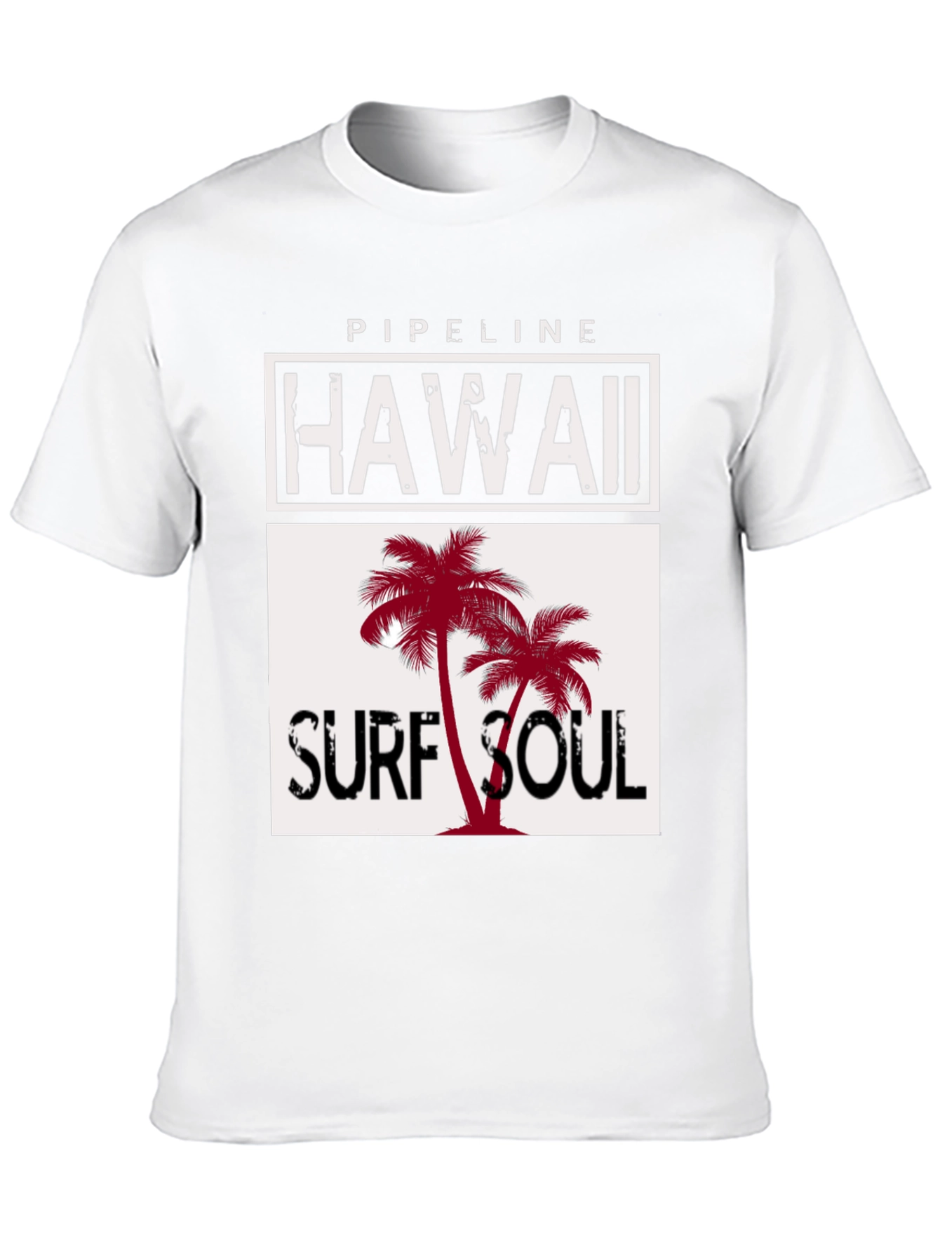 Hawaii Surf Soul T-Shirt - Black