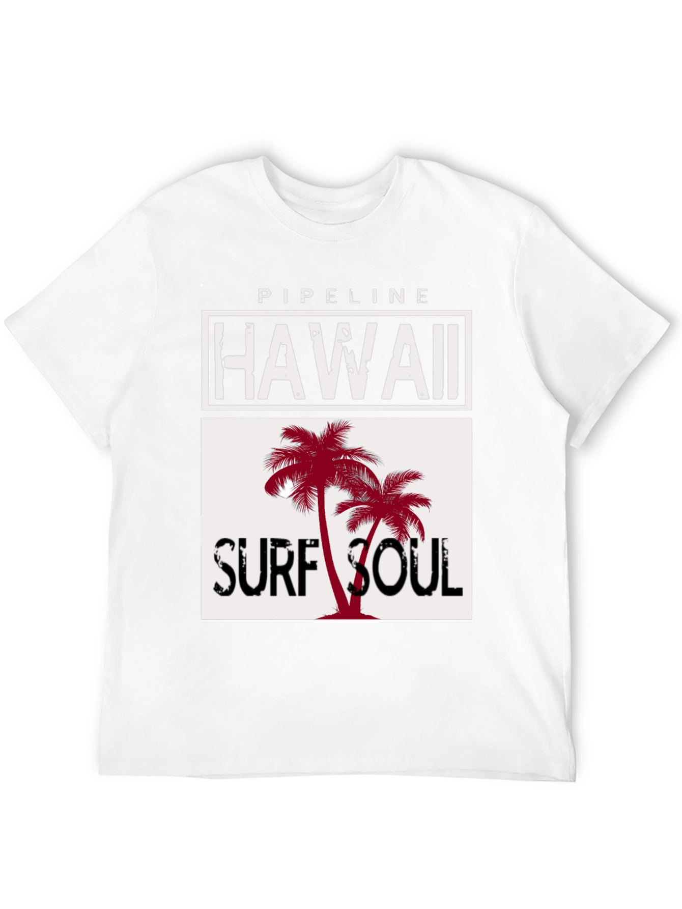Hawaii Surf Soul T-Shirt - Black