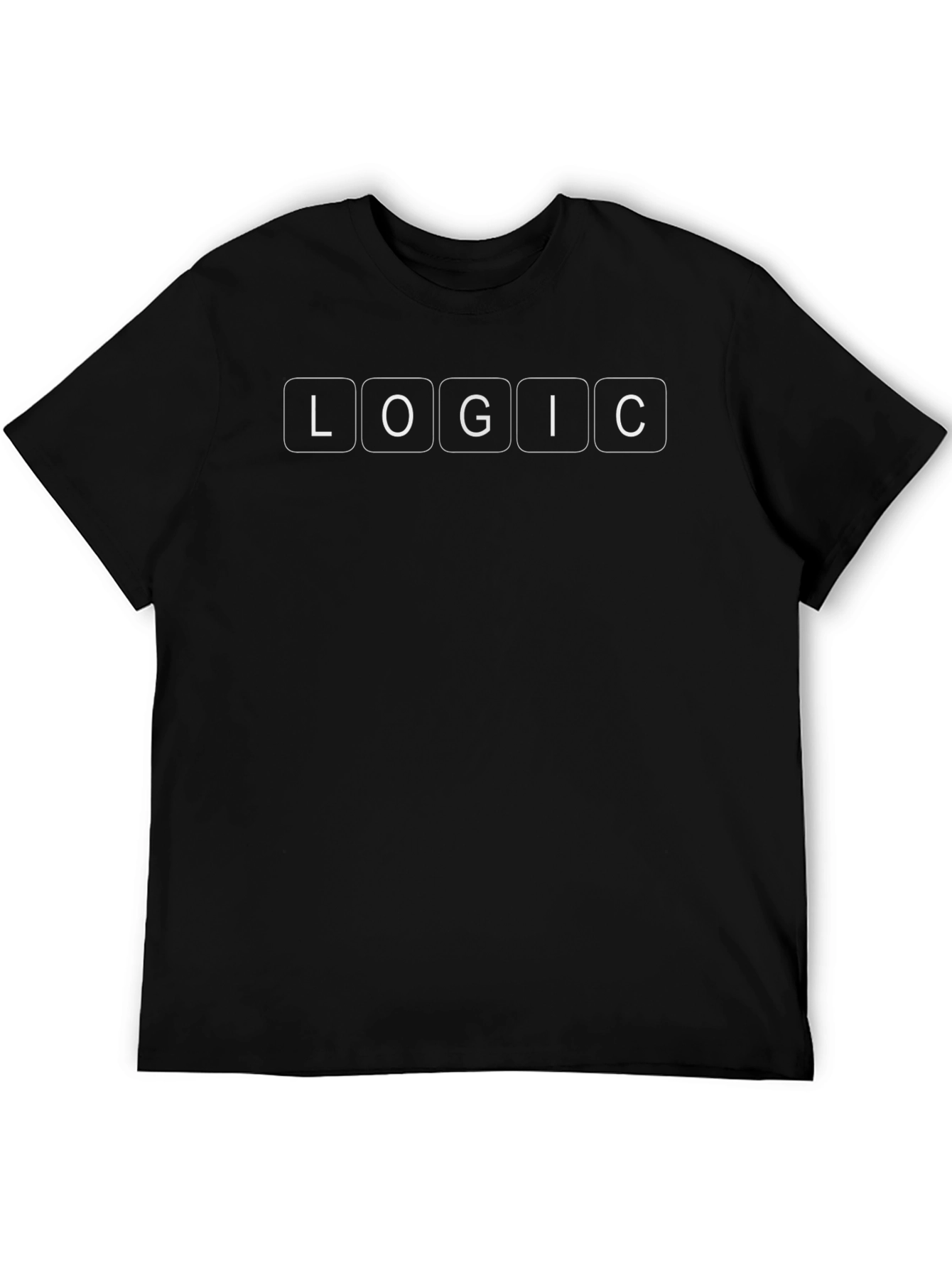 Logic Graphic Tee - Black Crew Neck