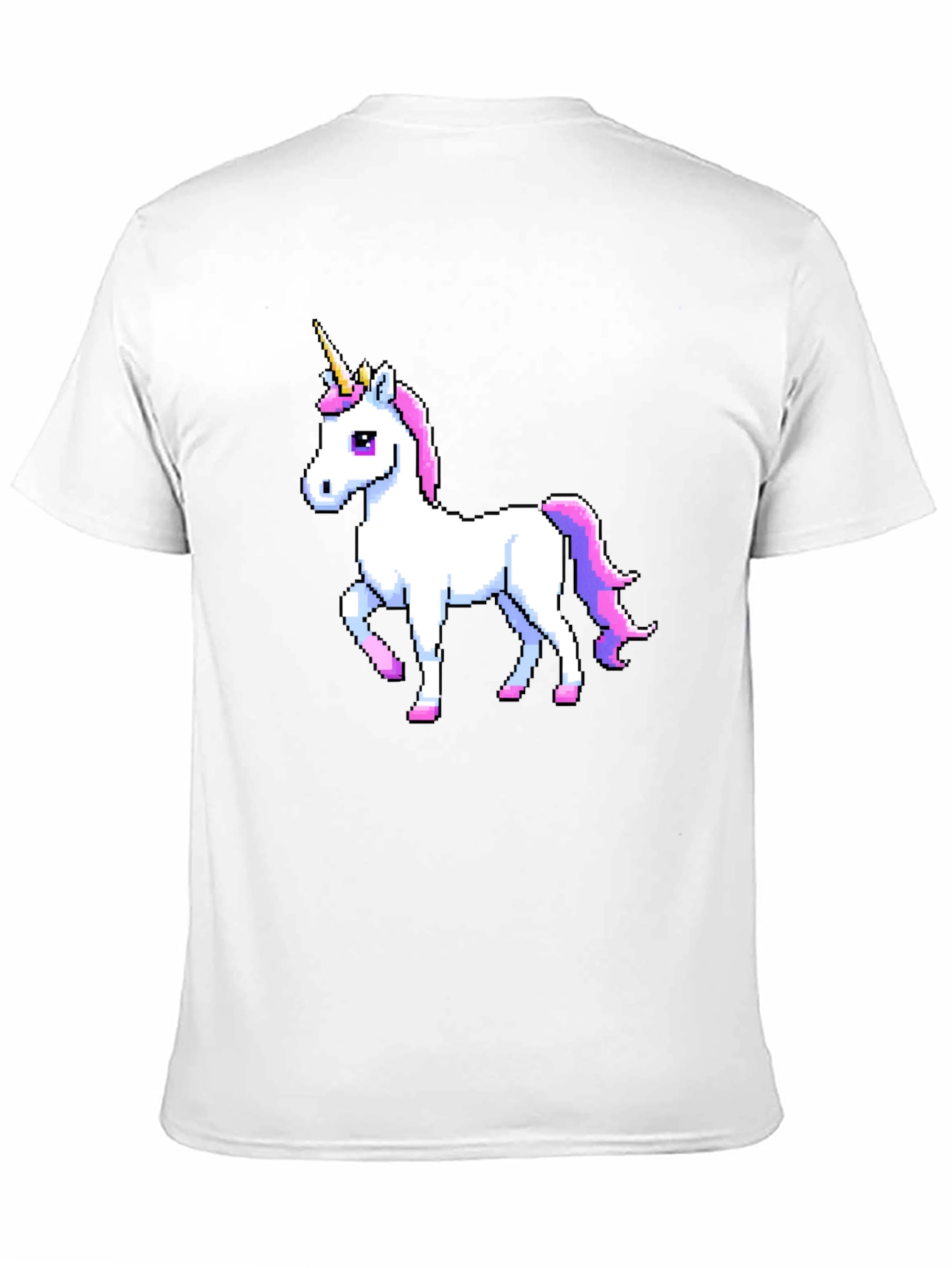 Pixel Unicorn Black T-Shirt