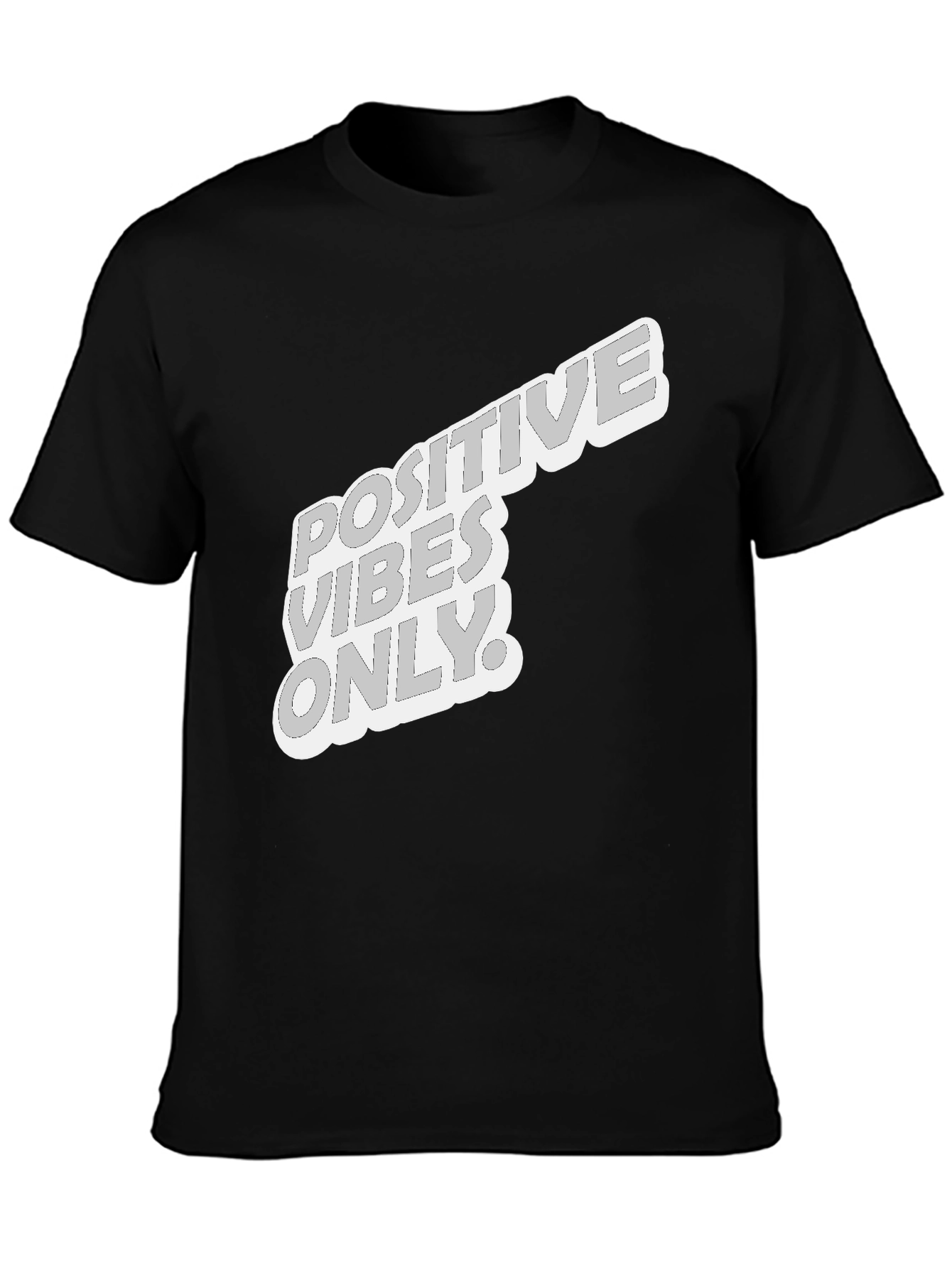 Positive Vibes Only T-Shirt - Black