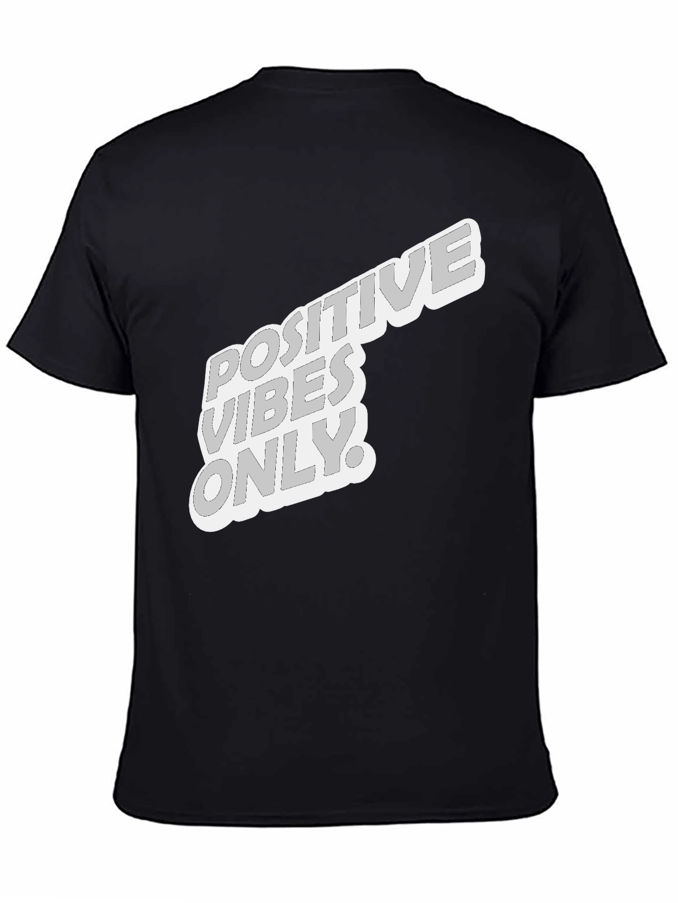 Positive Vibes Only T-Shirt - Black