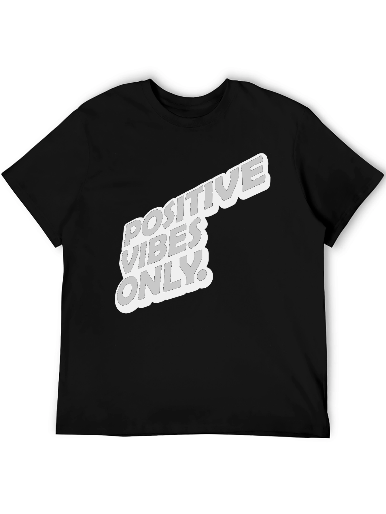 Positive Vibes Only T-Shirt - Black