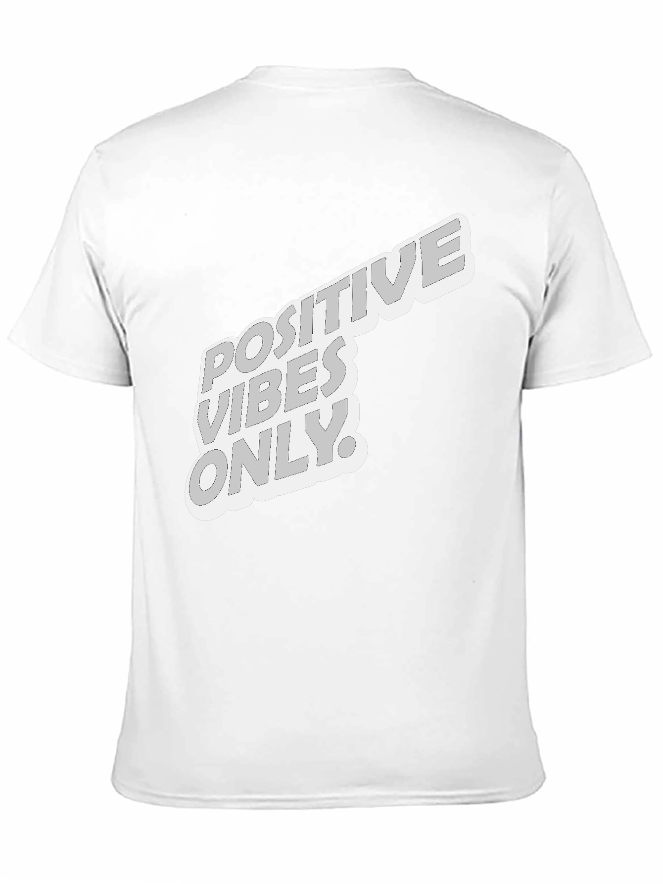 Positive Vibes Only T-Shirt - Black