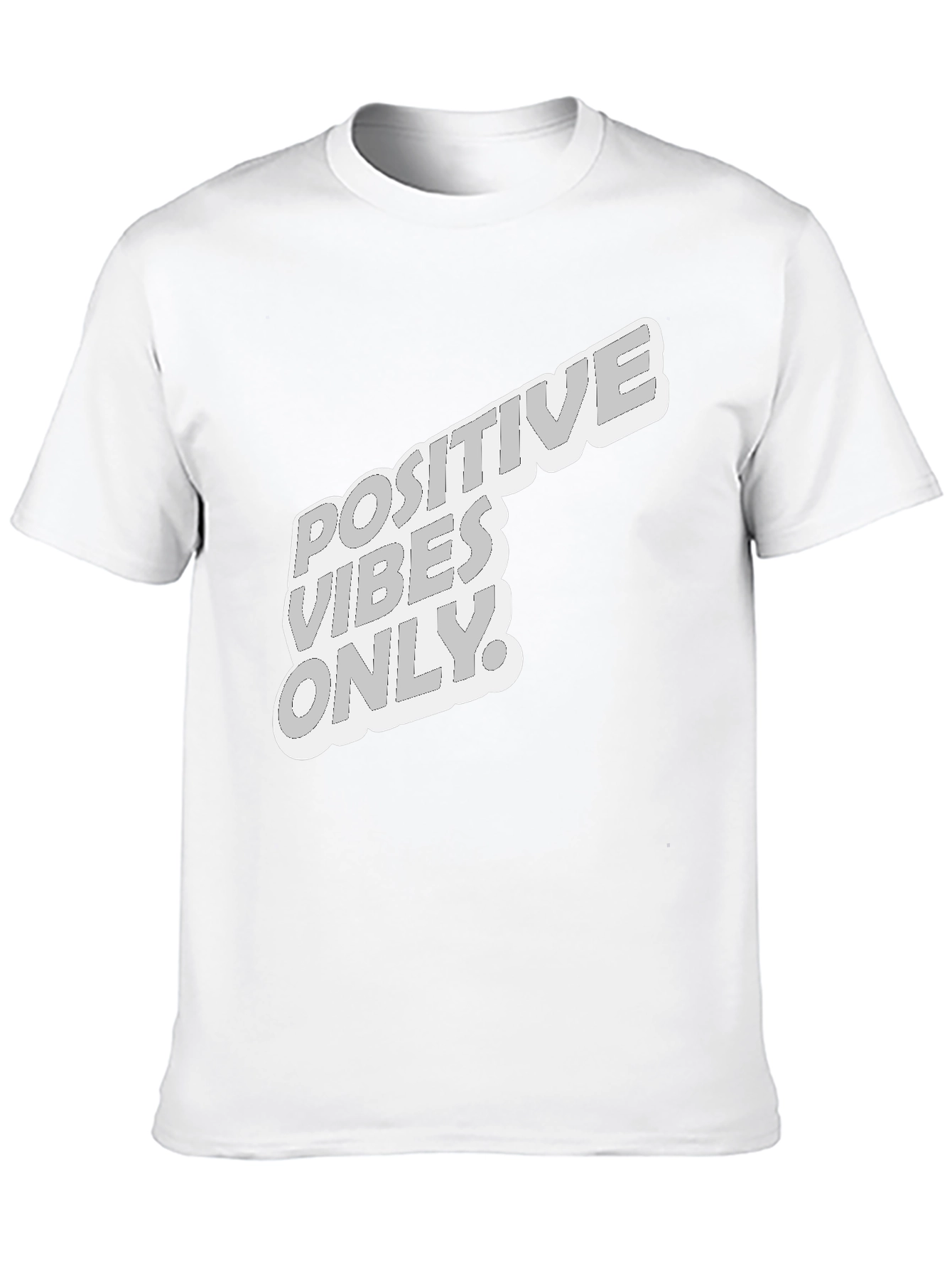 Positive Vibes Only T-Shirt - Black