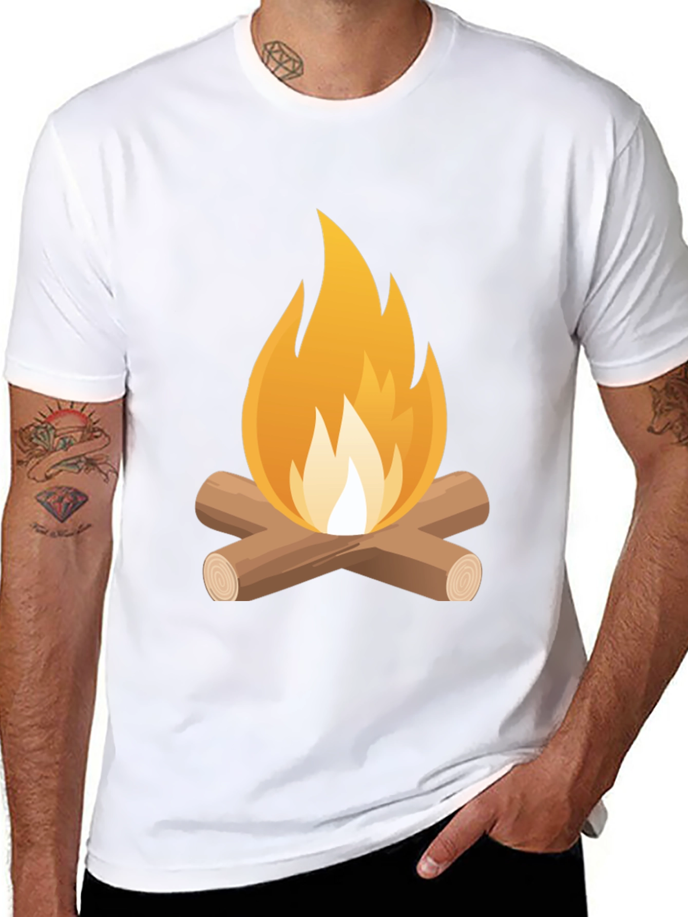 Campfire Graphic Tee - Cozy Vibes