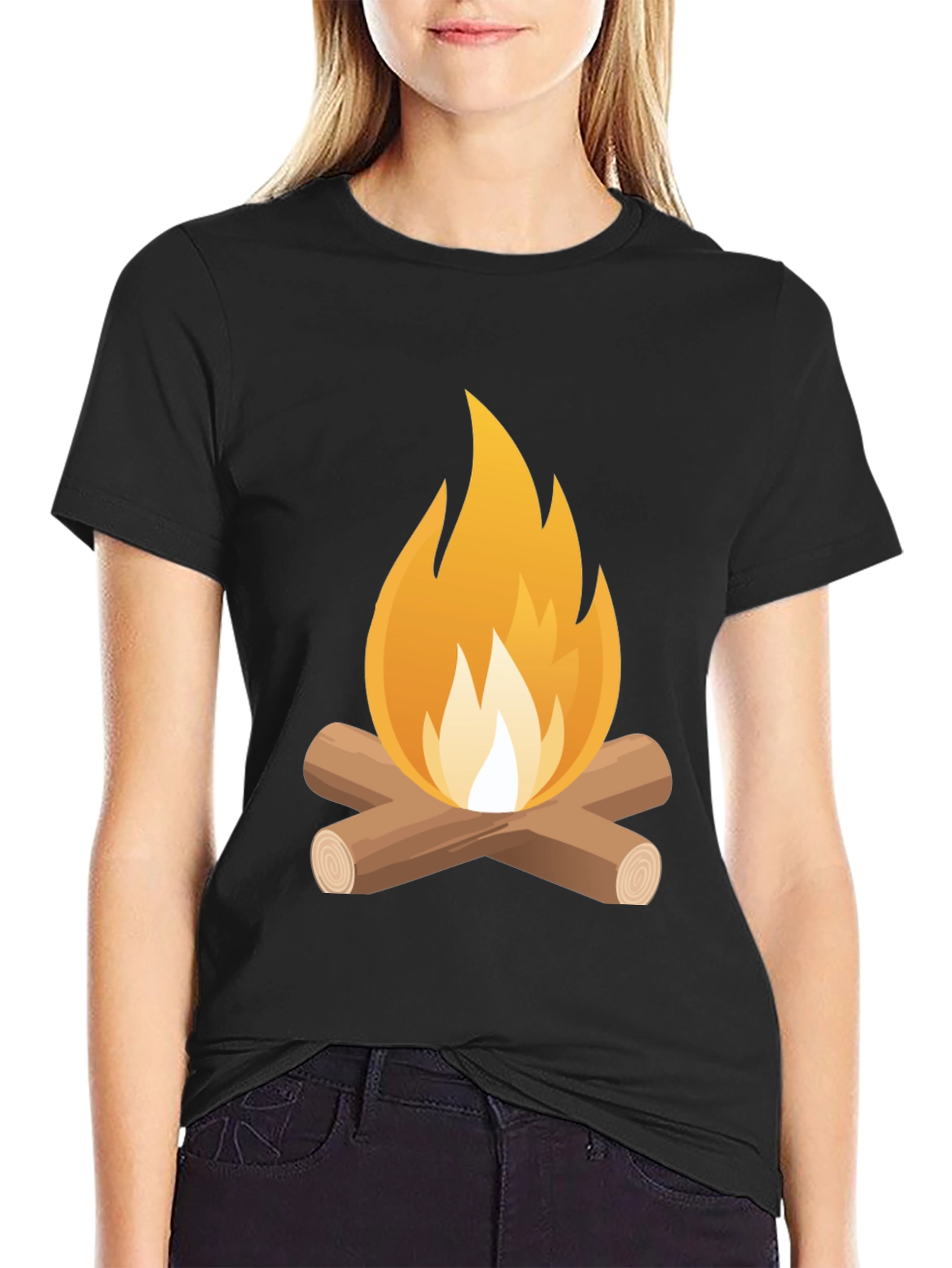 Campfire Graphic Tee - Cozy Vibes