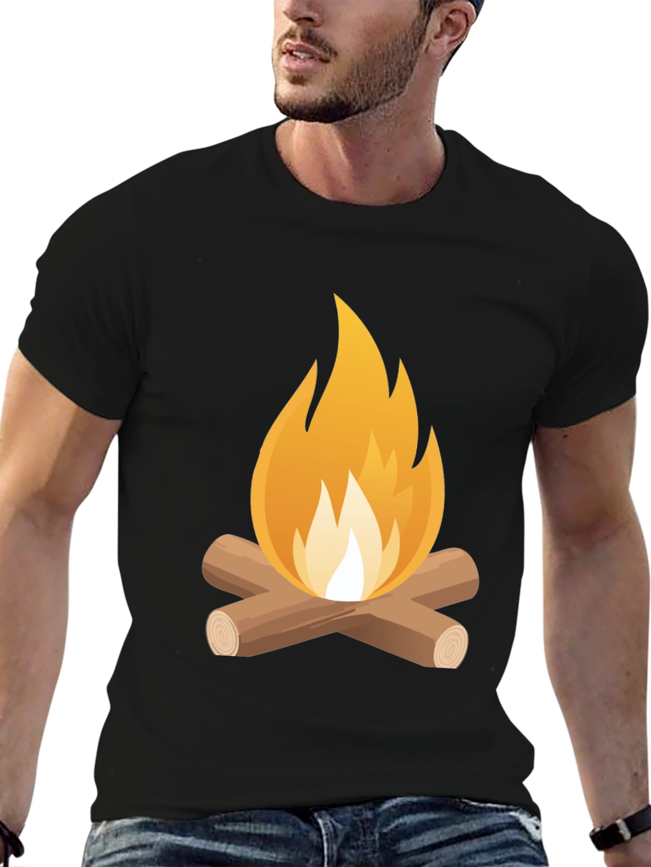 Campfire Graphic Tee - Cozy Vibes