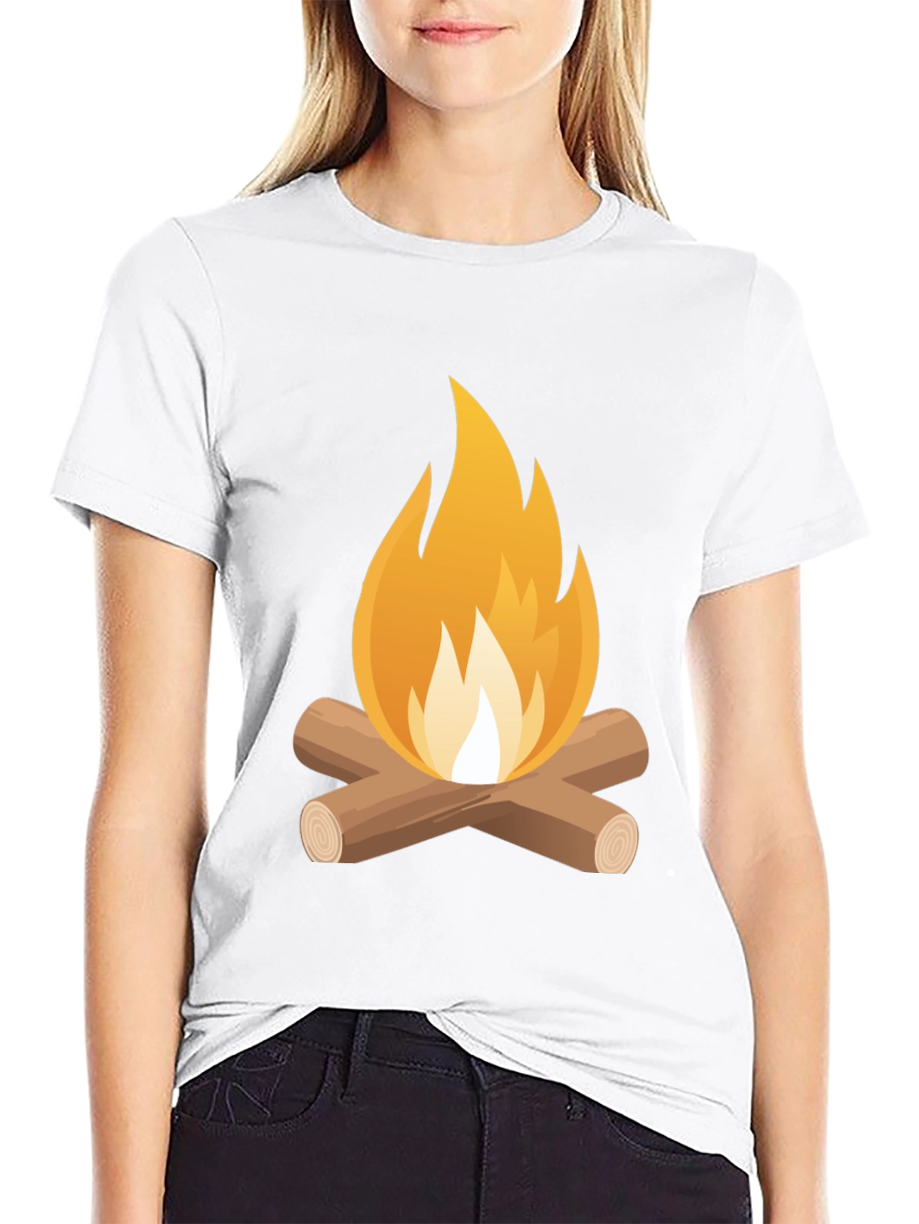 Campfire Graphic Tee - Cozy Vibes