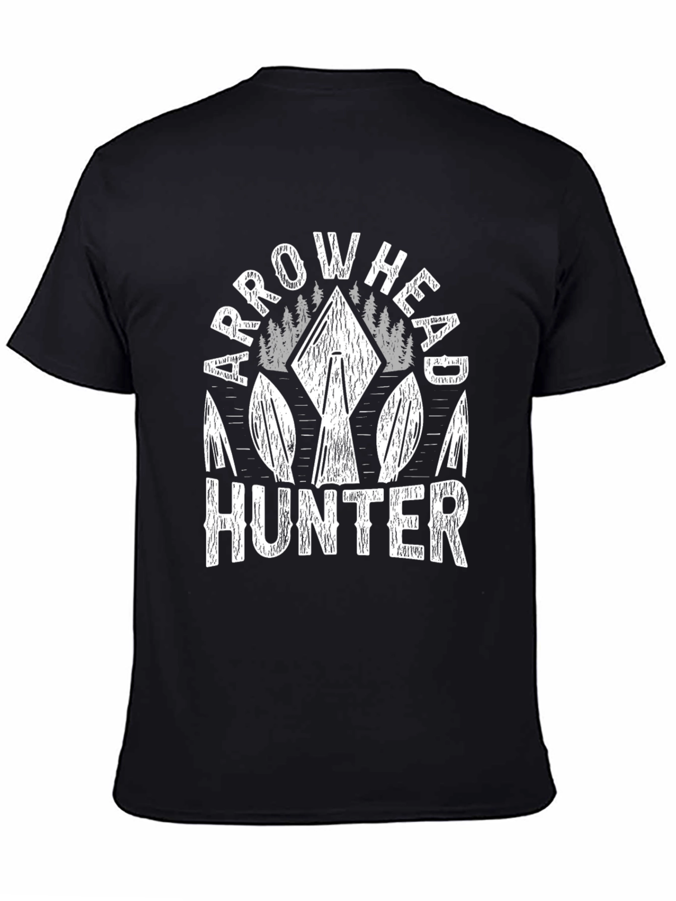 Arrowhead Hunter Graphic T-Shirt - Black
