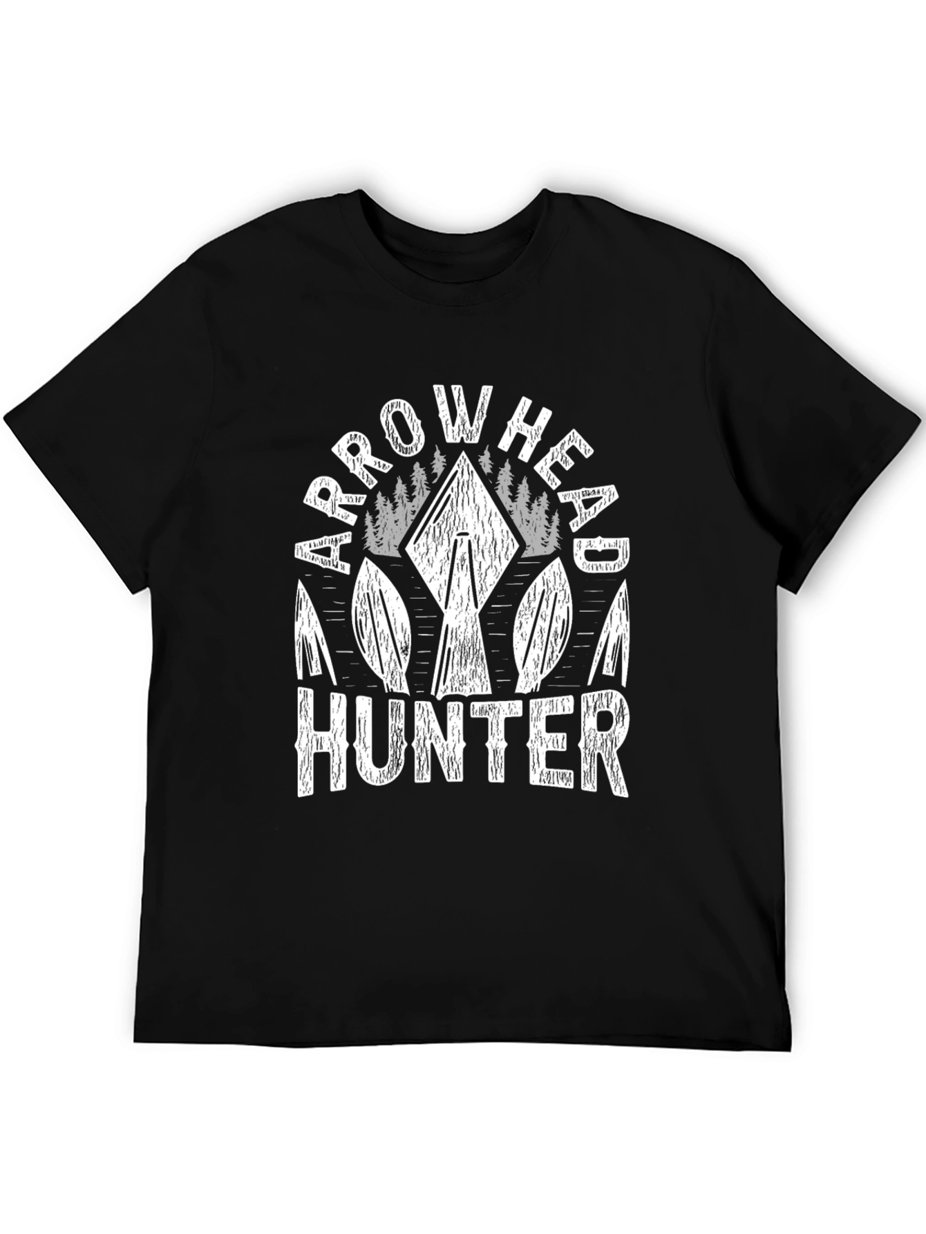Arrowhead Hunter Graphic T-Shirt - Black