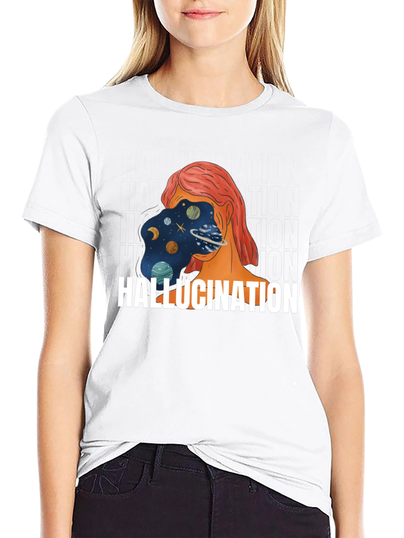 Hallucination T-Shirt: Cosmic Mind Graphic Tee