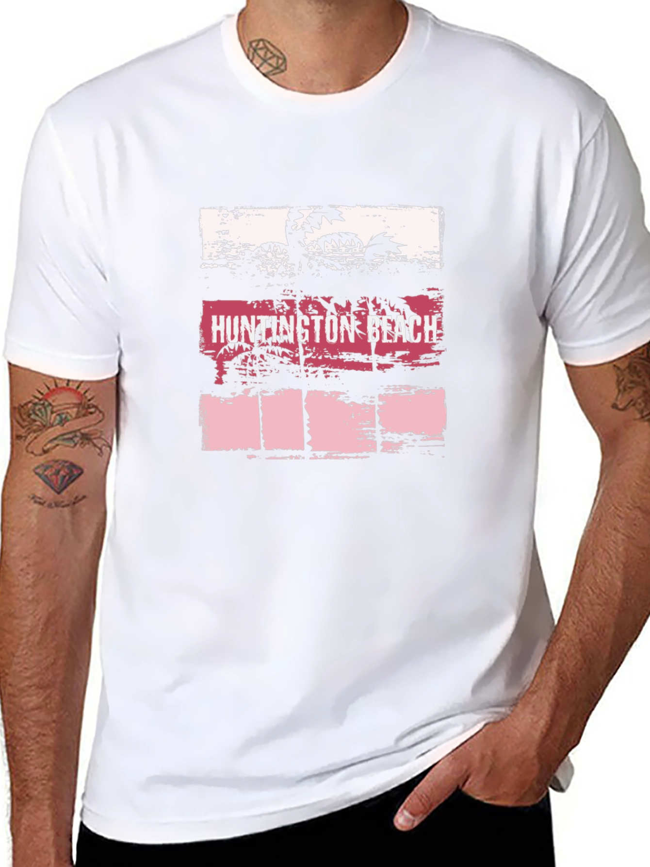 Huntington Beach Retro Graphic T-Shirt