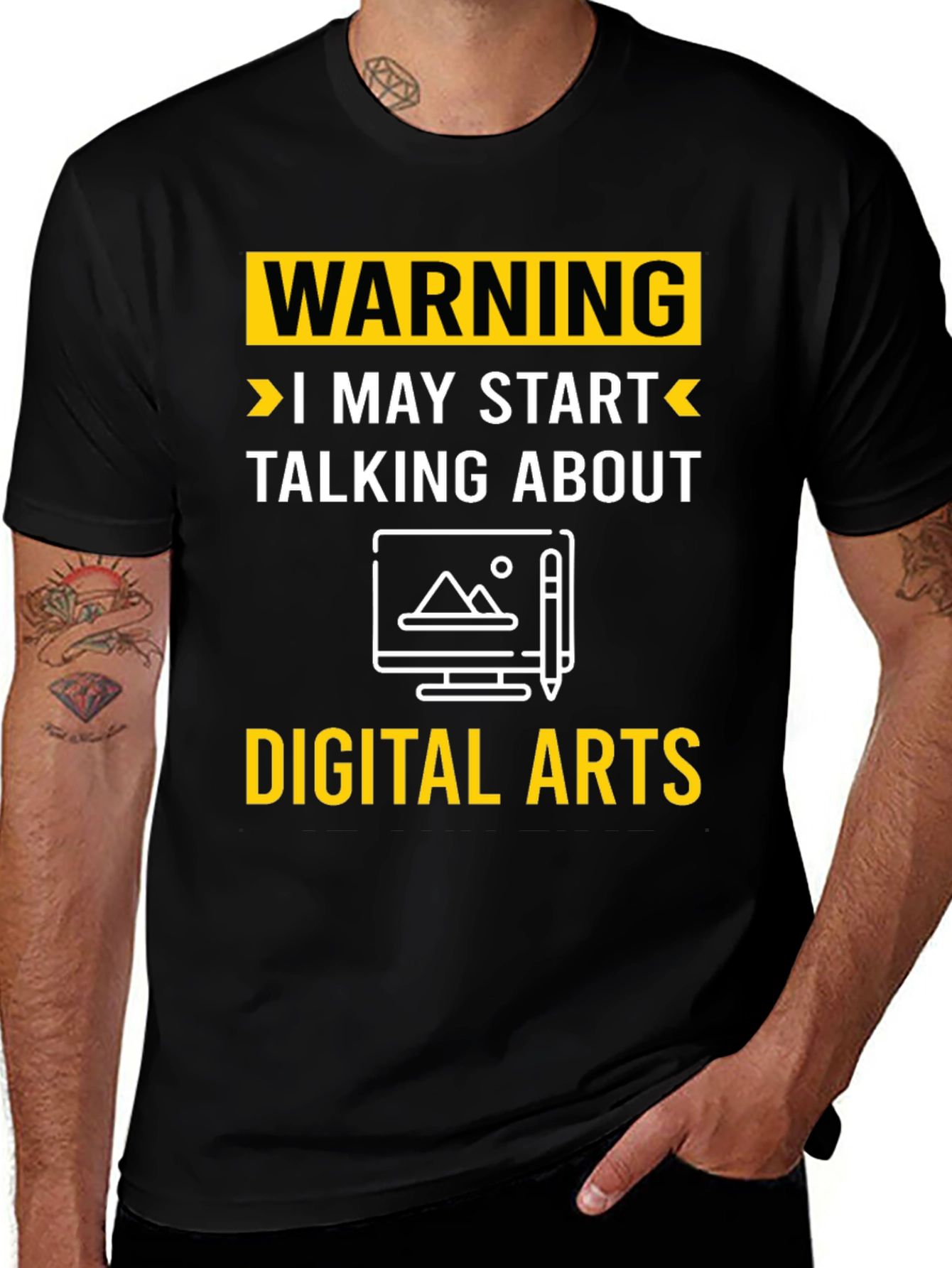 Warning Digital Arts T-Shirt