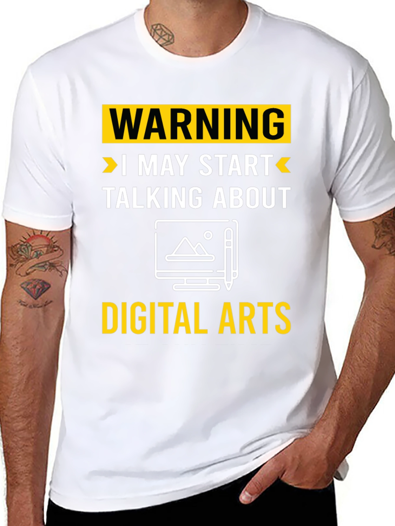 Warning Digital Arts T-Shirt