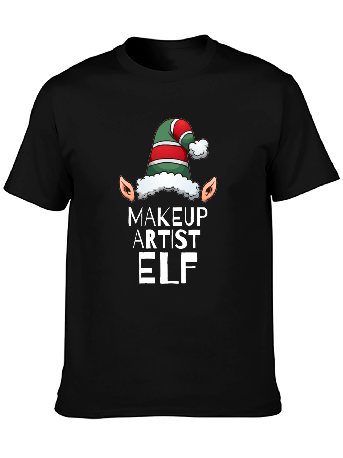 Makeup Artist Elf Holiday T-Shirt
