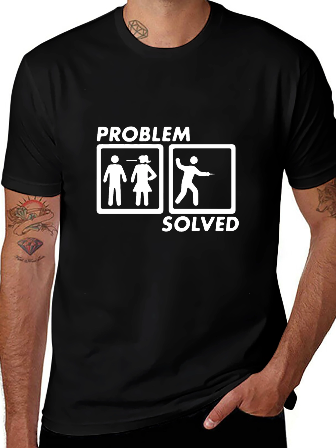 Problem Solved Fencing T-Shirt