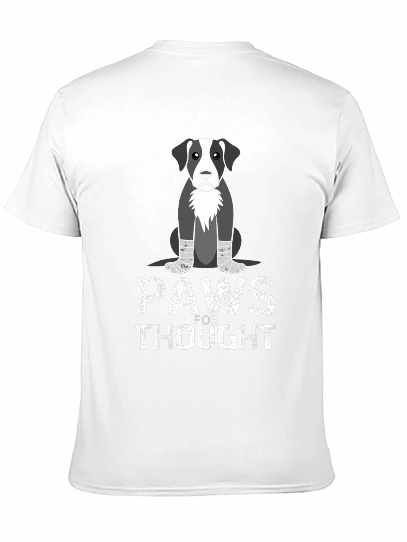 Paws for Thought Dog Graphic T-Shirt
