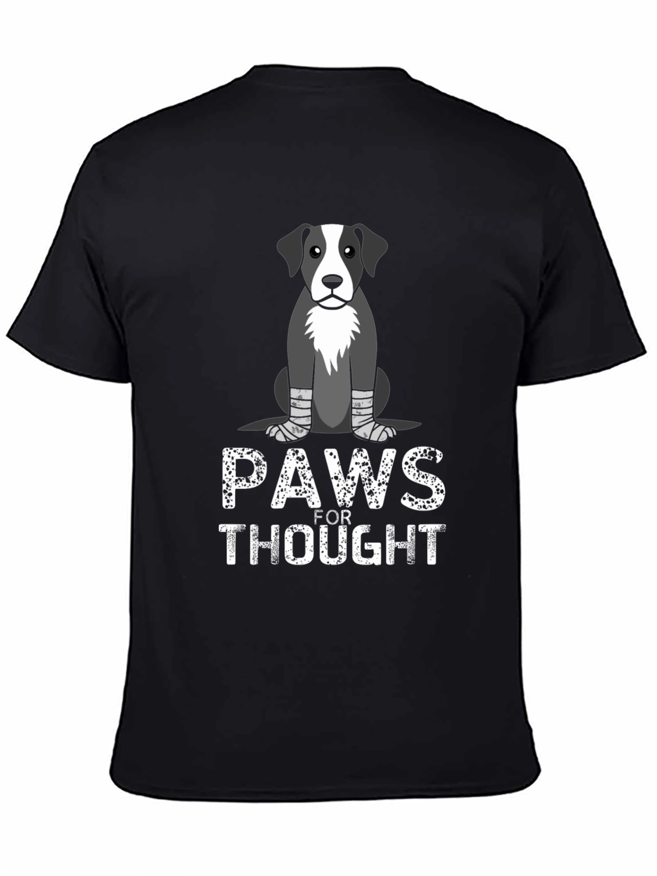Paws for Thought Dog Graphic T-Shirt
