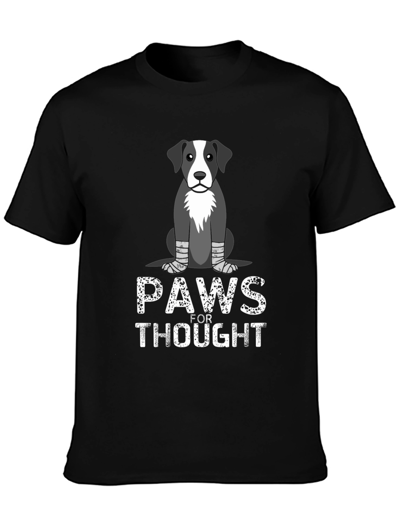 Paws for Thought Dog Graphic T-Shirt