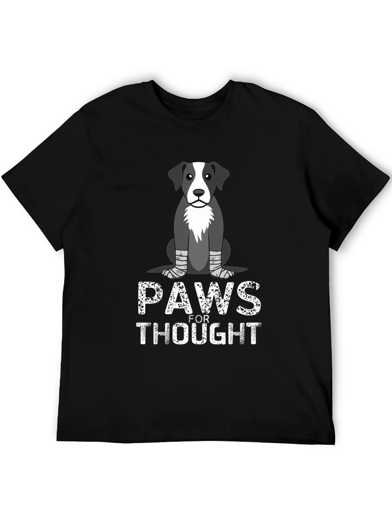 Paws for Thought Dog Graphic T-Shirt
