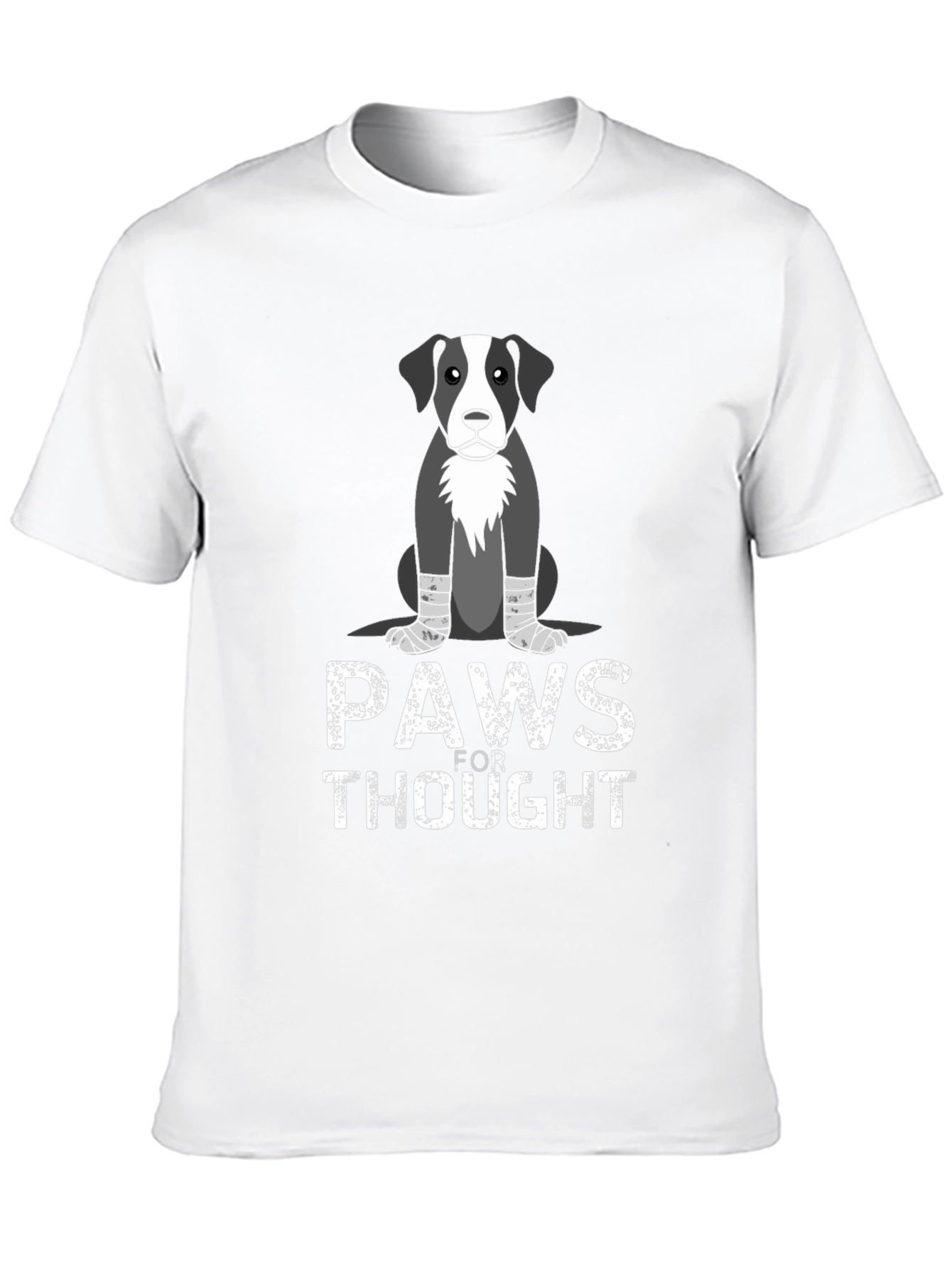 Paws for Thought Dog Graphic T-Shirt