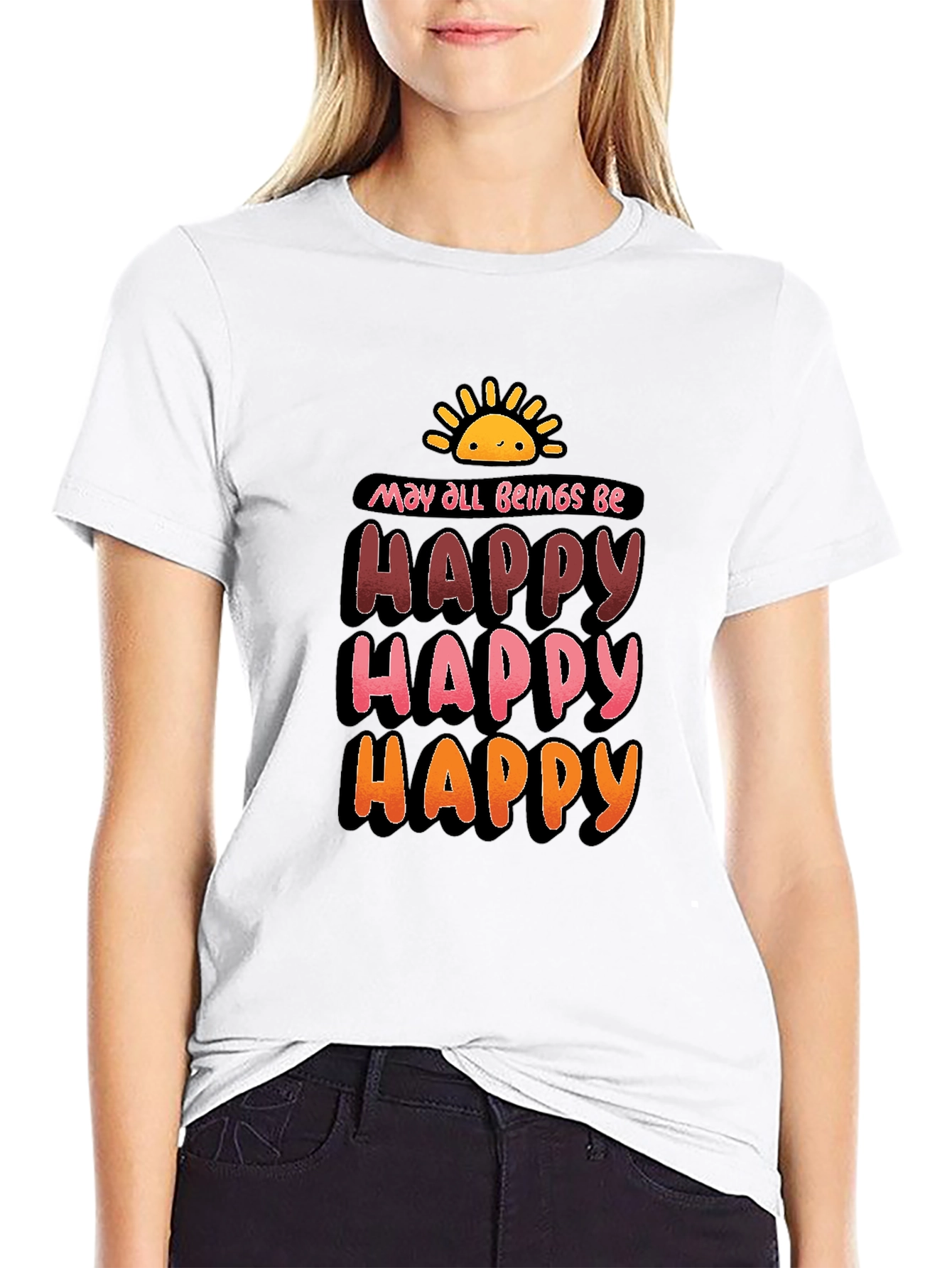 Be Happy Graphic T-Shirt