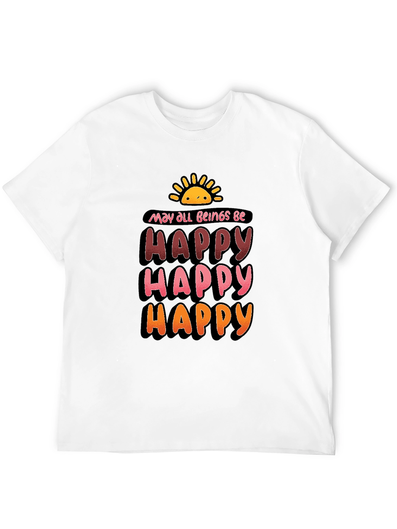 Be Happy Graphic T-Shirt
