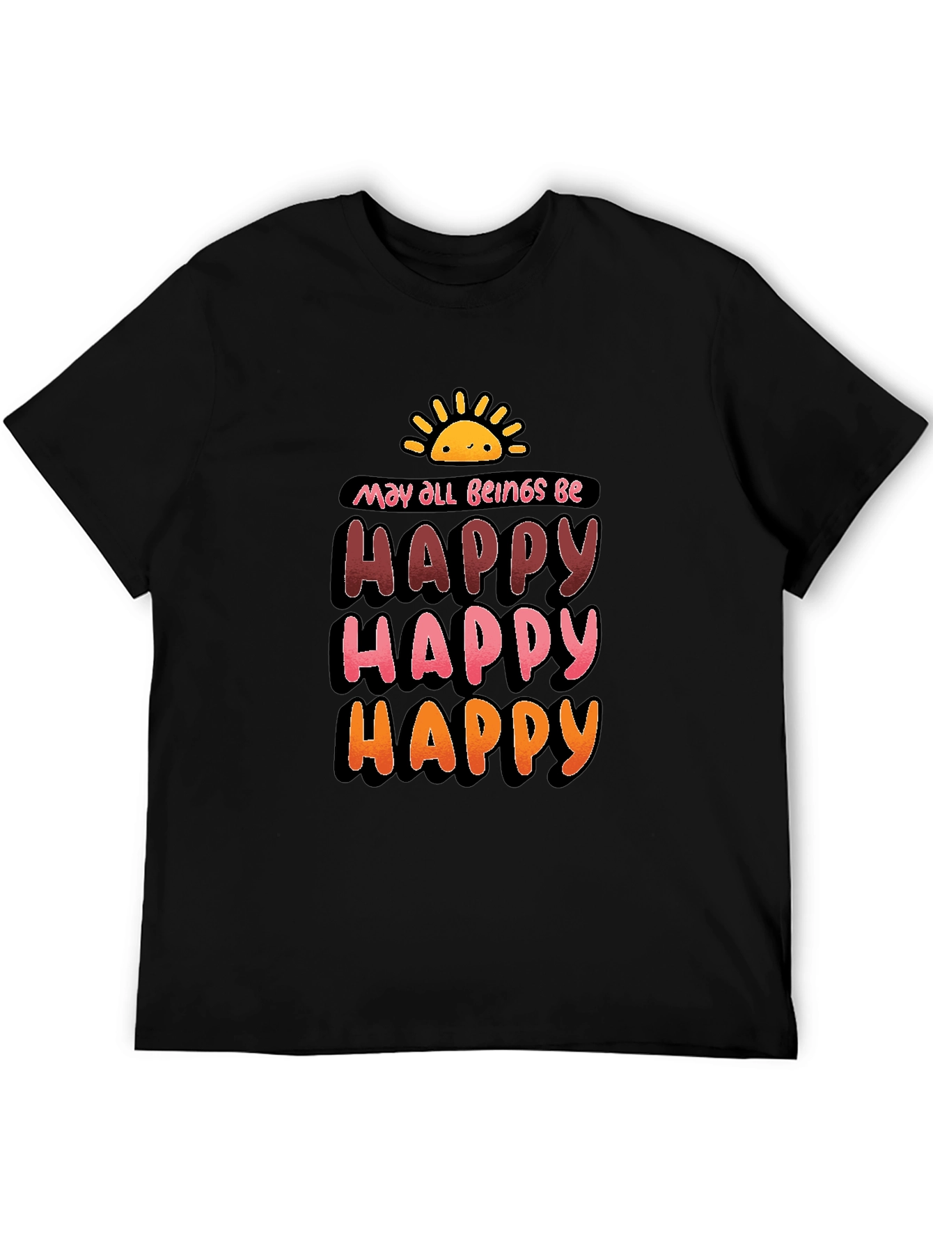 Be Happy Graphic T-Shirt