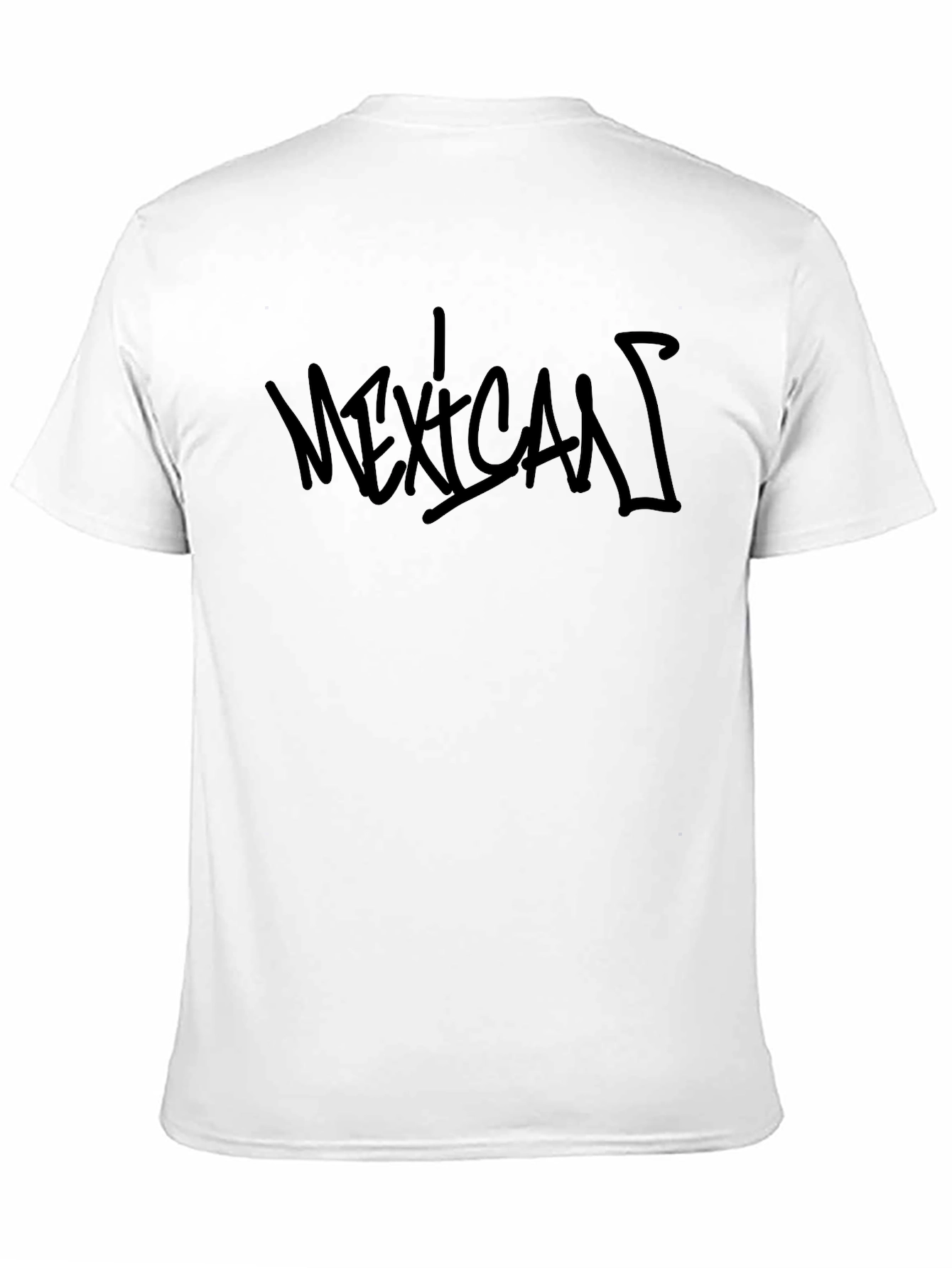 Mens Black Mexican Graphic T-Shirt