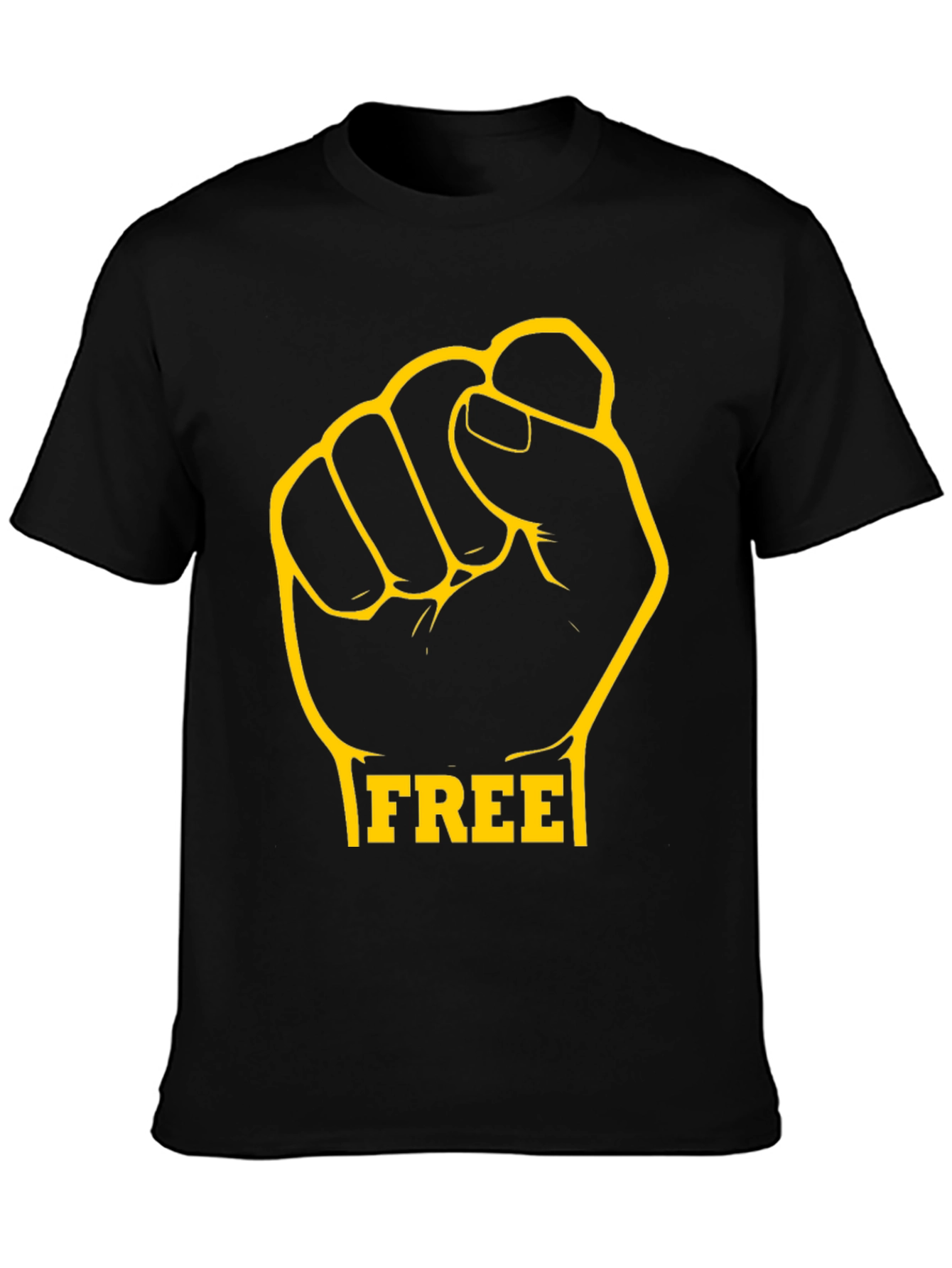 Freedom Fist Graphic Tee - Black