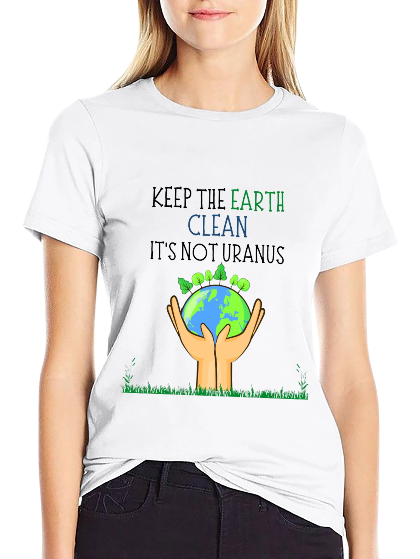 Eco-Friendly Keep Earth Clean Graphic Tee