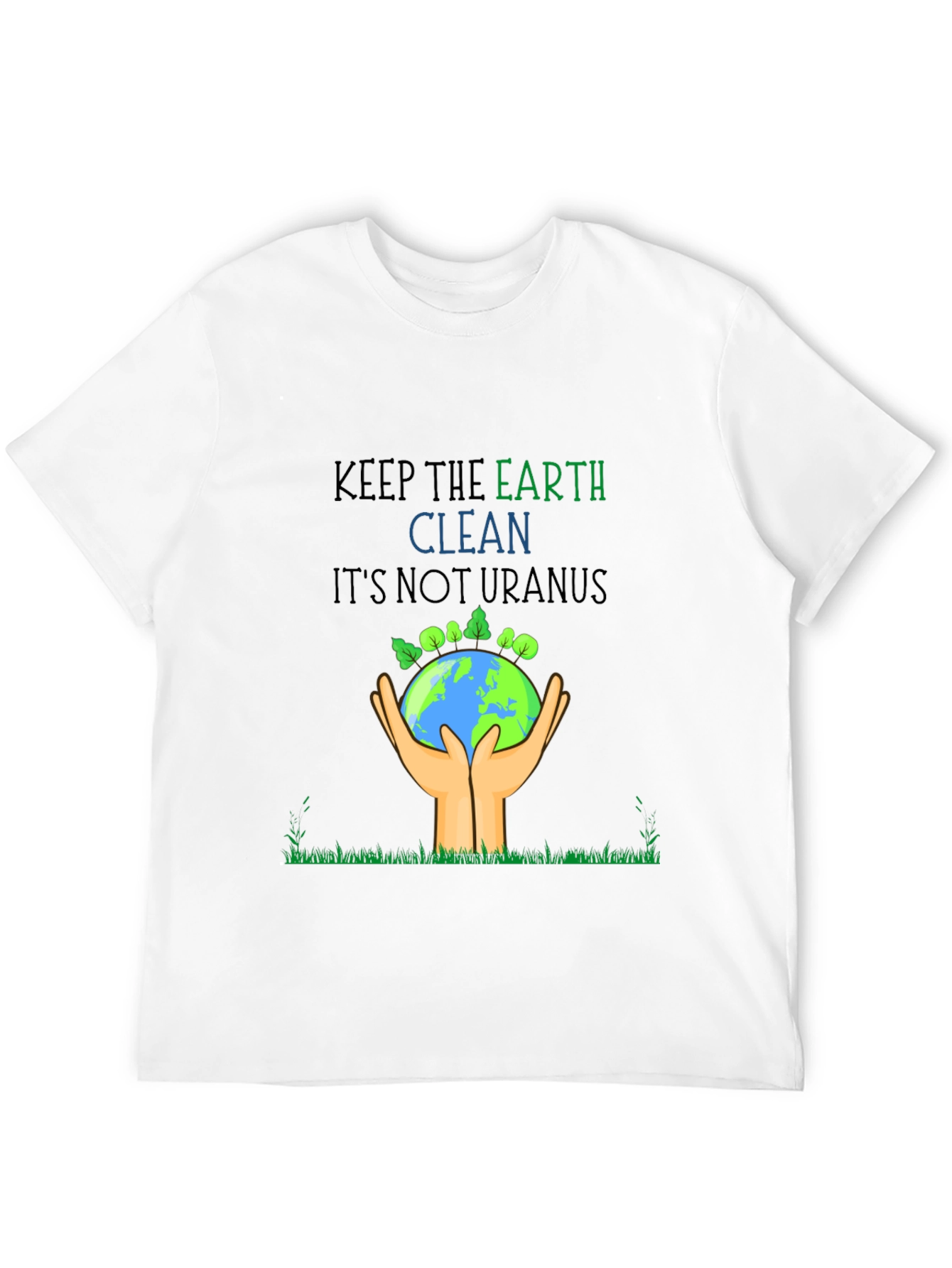 Eco-Friendly Keep Earth Clean Graphic Tee