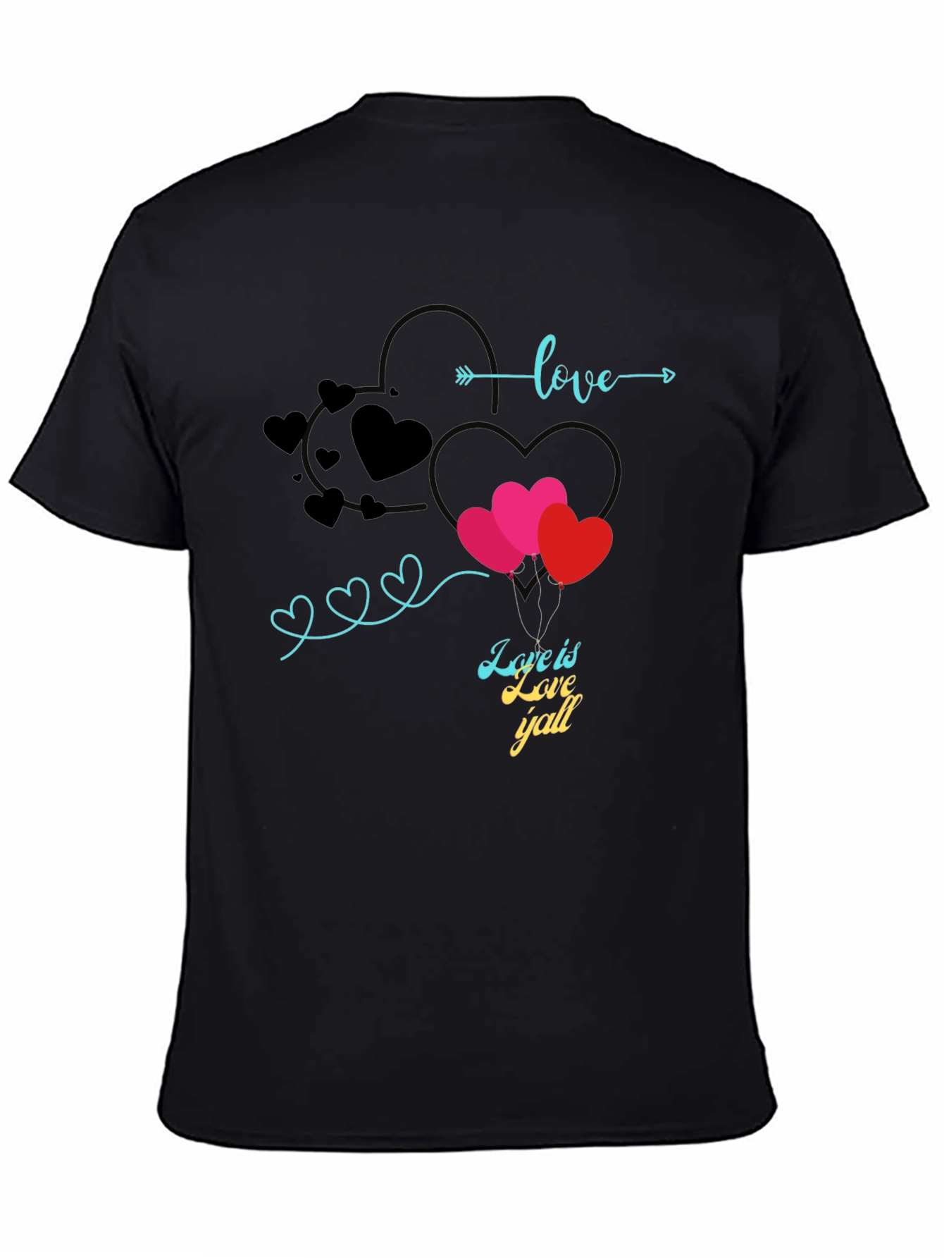 Love is Love Yall Graphic Tee