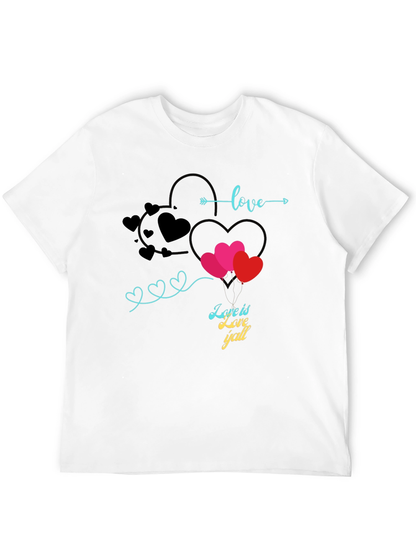 Love is Love Yall Graphic Tee