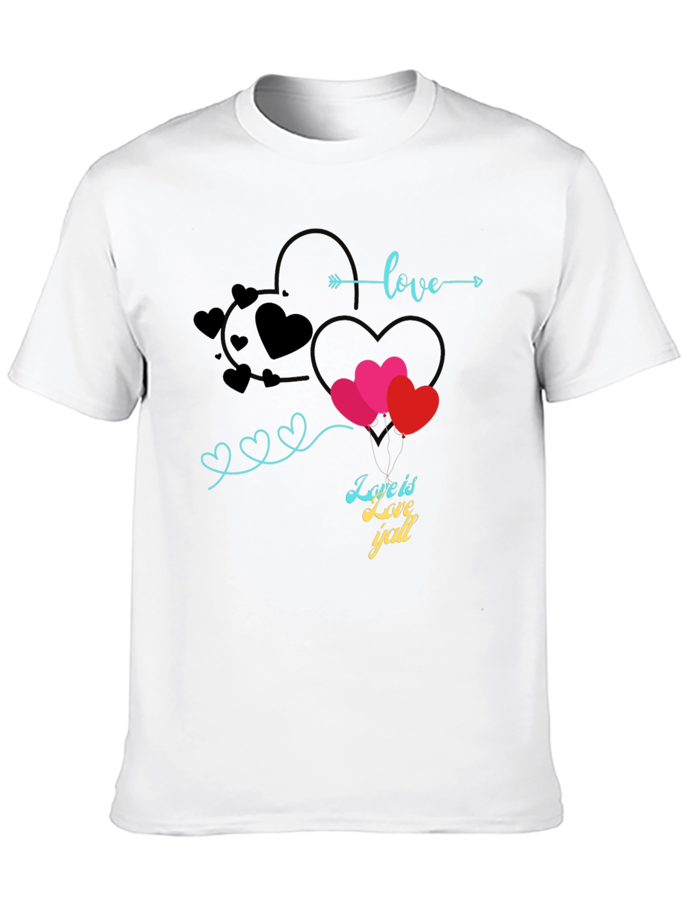 Love is Love Yall Graphic Tee