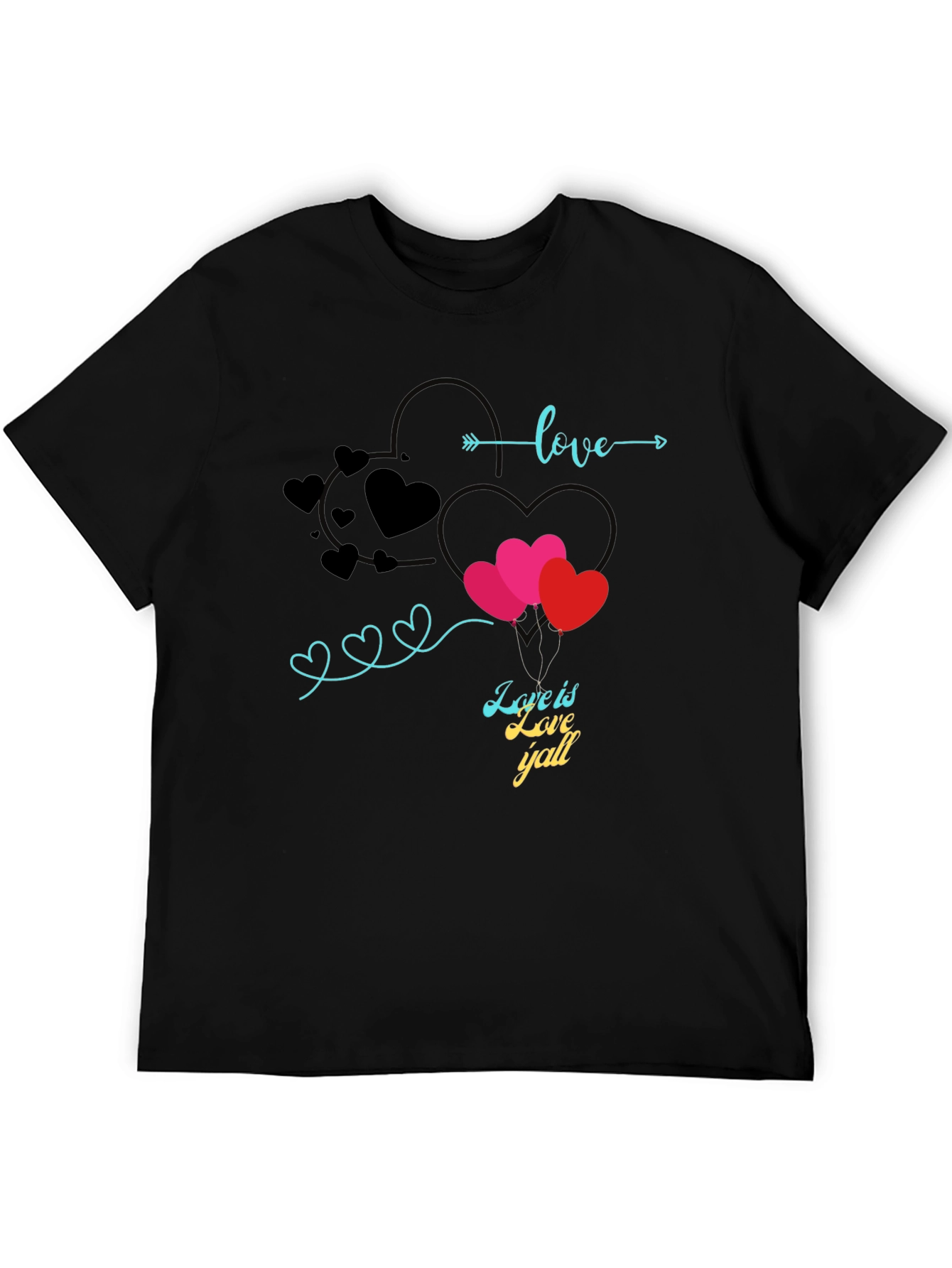 Love is Love Yall Graphic Tee