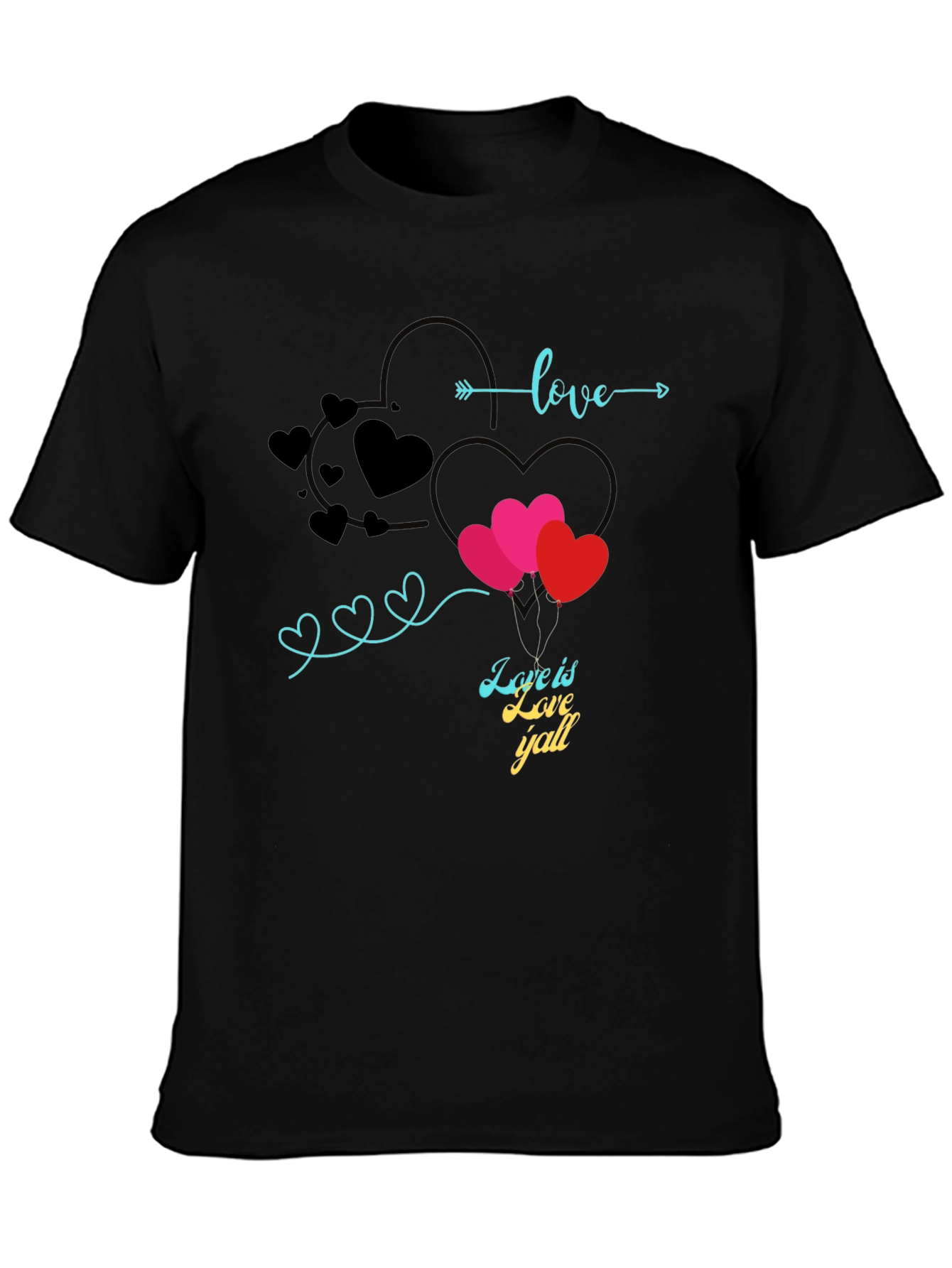 Love is Love Yall Graphic Tee