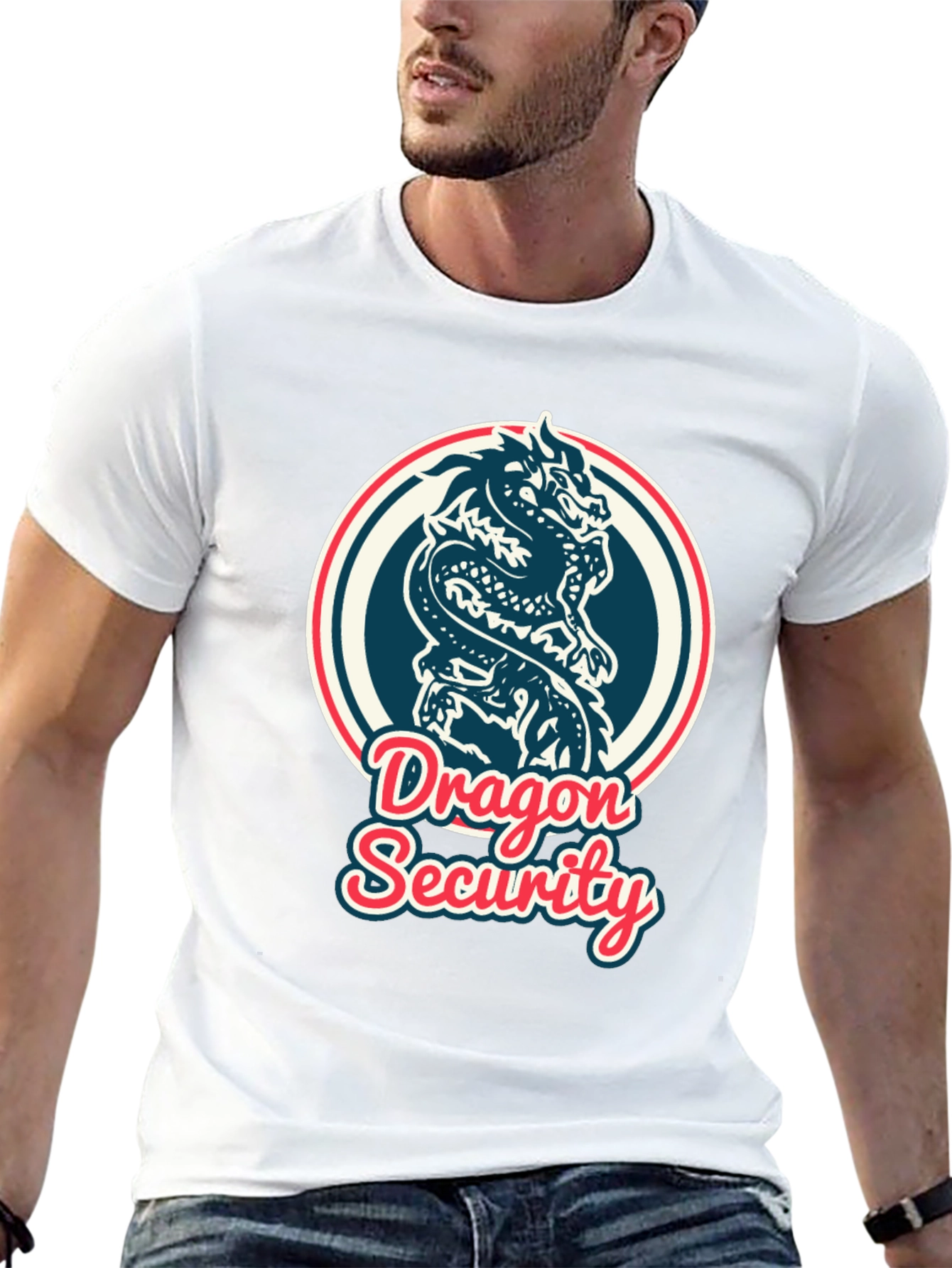 Dragon Security Graphic T-Shirt