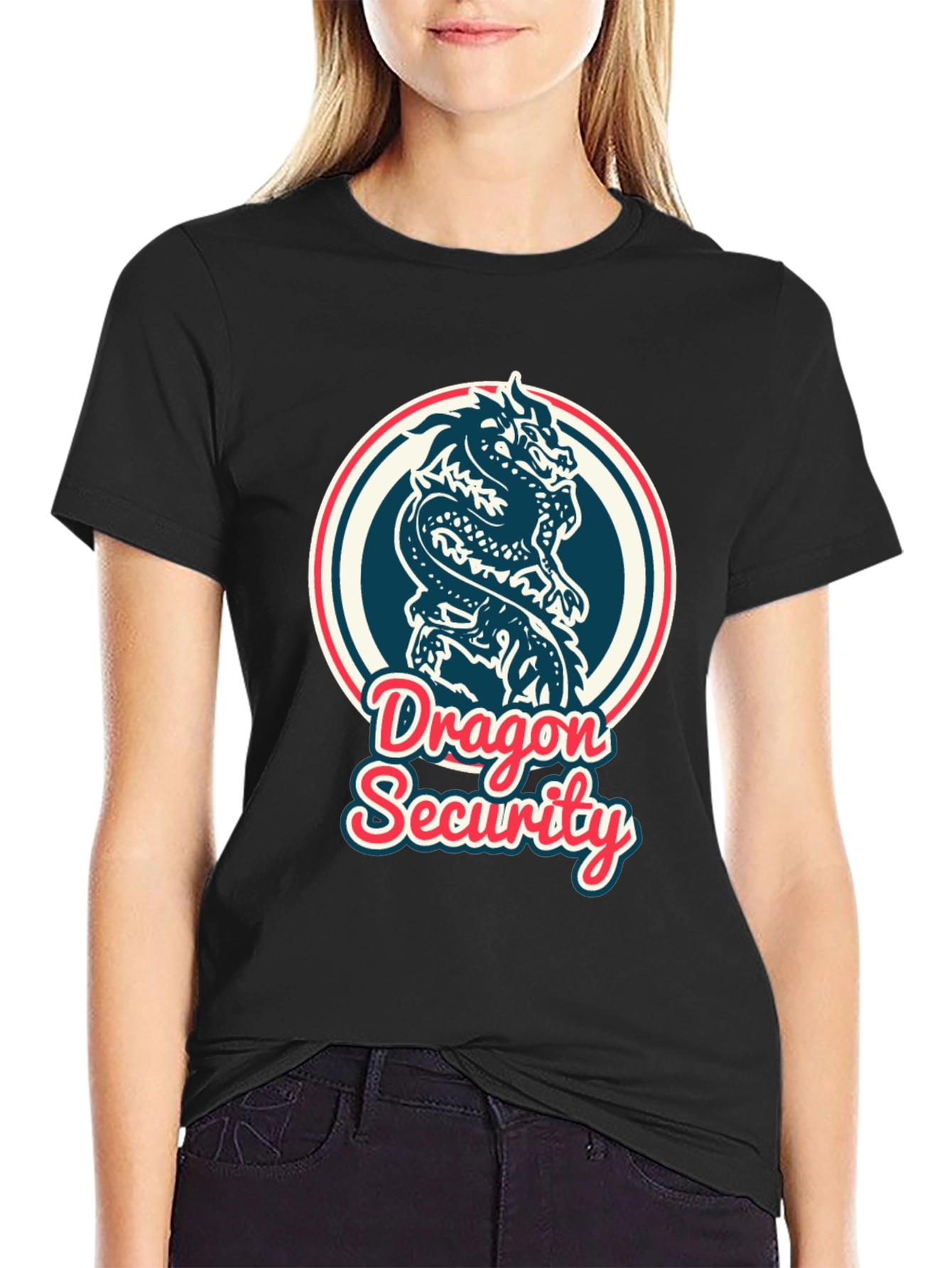 Dragon Security Graphic T-Shirt
