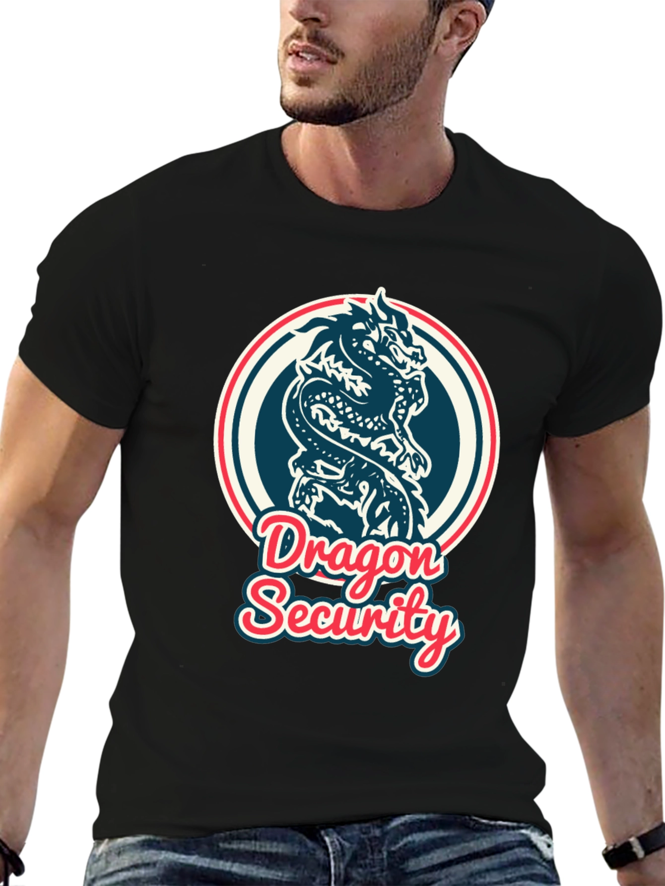 Dragon Security Graphic T-Shirt