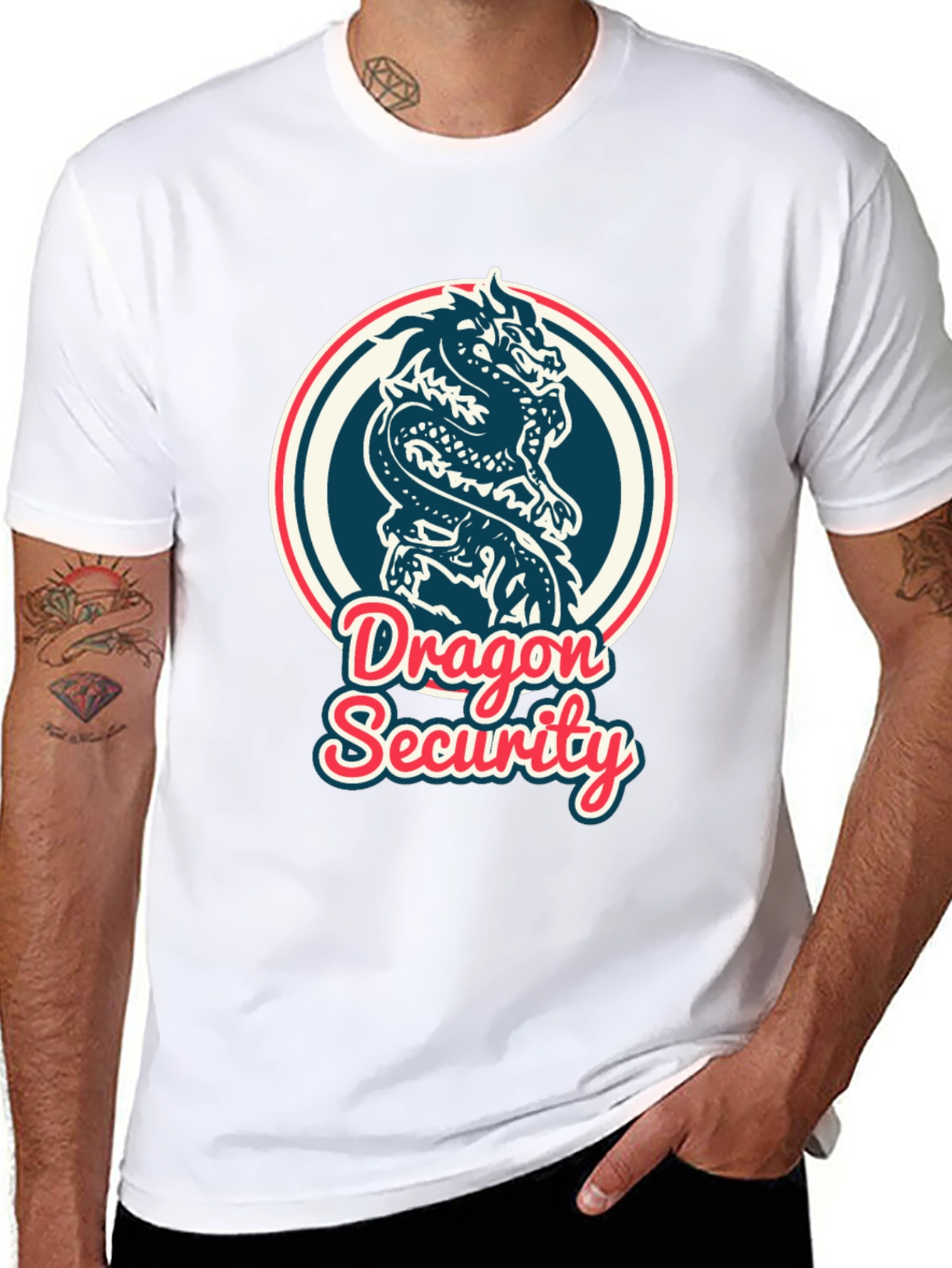 Dragon Security Graphic T-Shirt