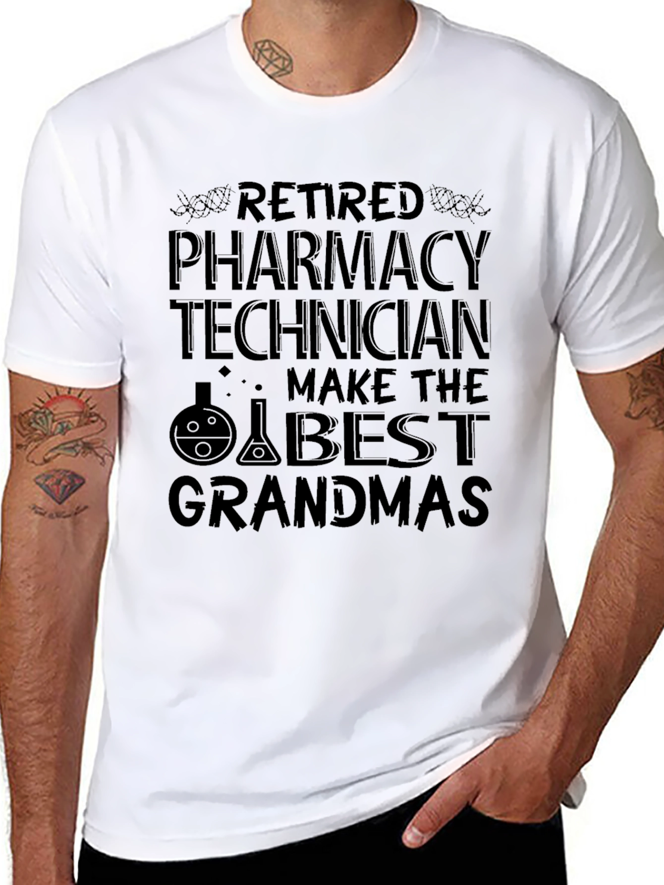 Retired Pharmacy Technician Grandma T-Shirt