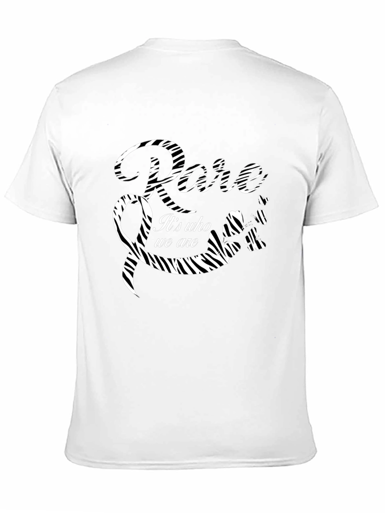 Rare Its Who We Are Zebra Print Tee