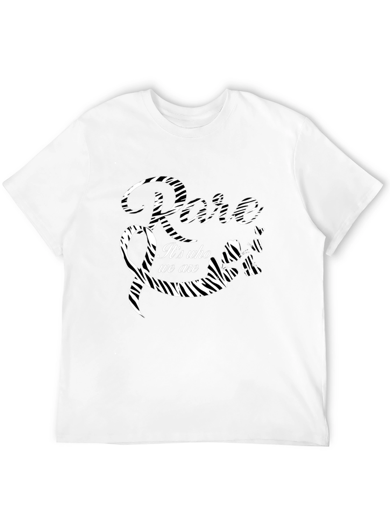 Rare Its Who We Are Zebra Print Tee