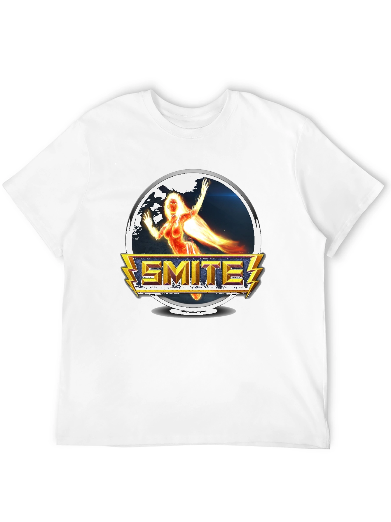 Smite Game T-Shirt - Fire Goddess Graphic Tee