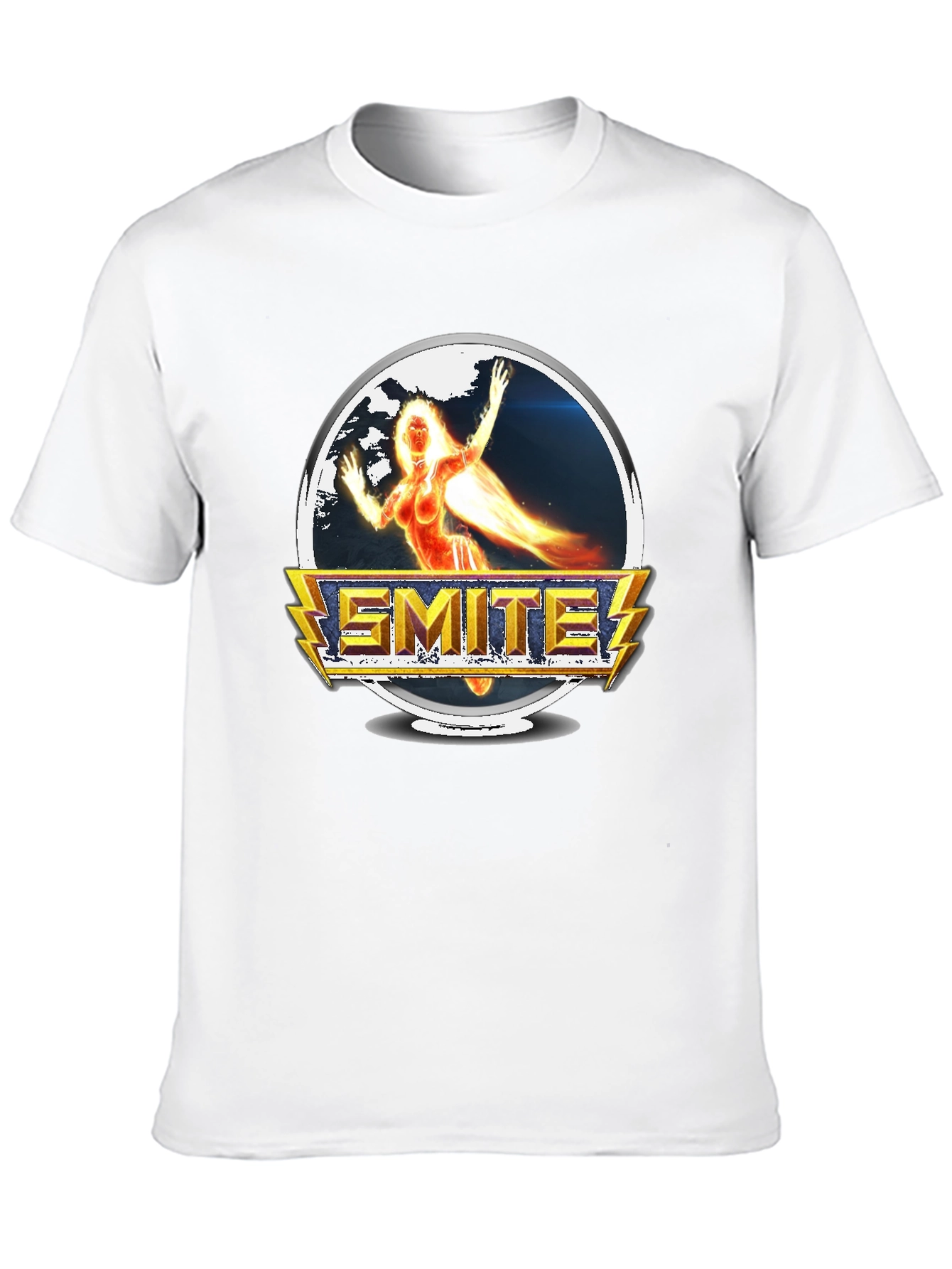 Smite Game T-Shirt - Fire Goddess Graphic Tee