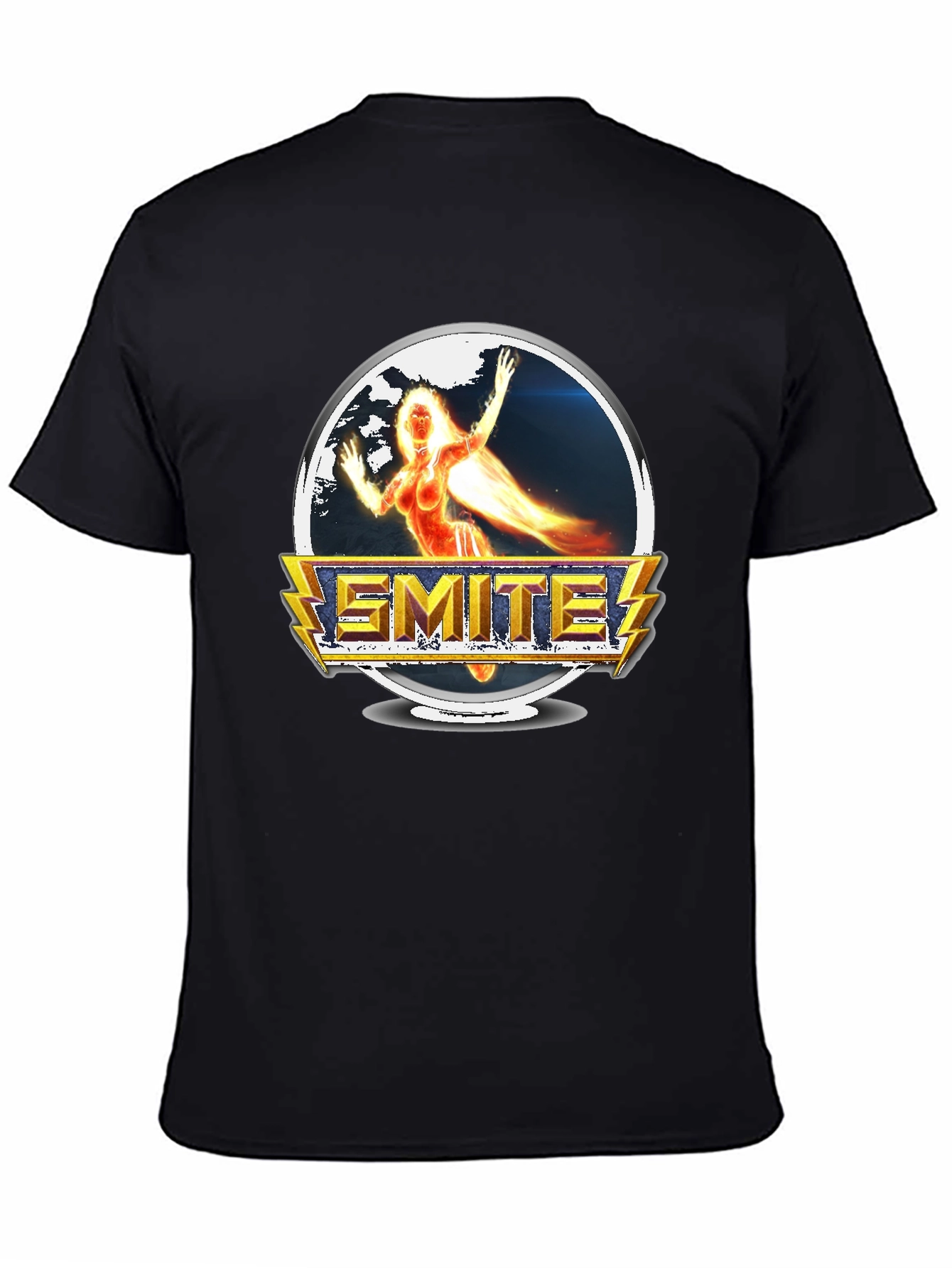 Smite Game T-Shirt - Fire Goddess Graphic Tee