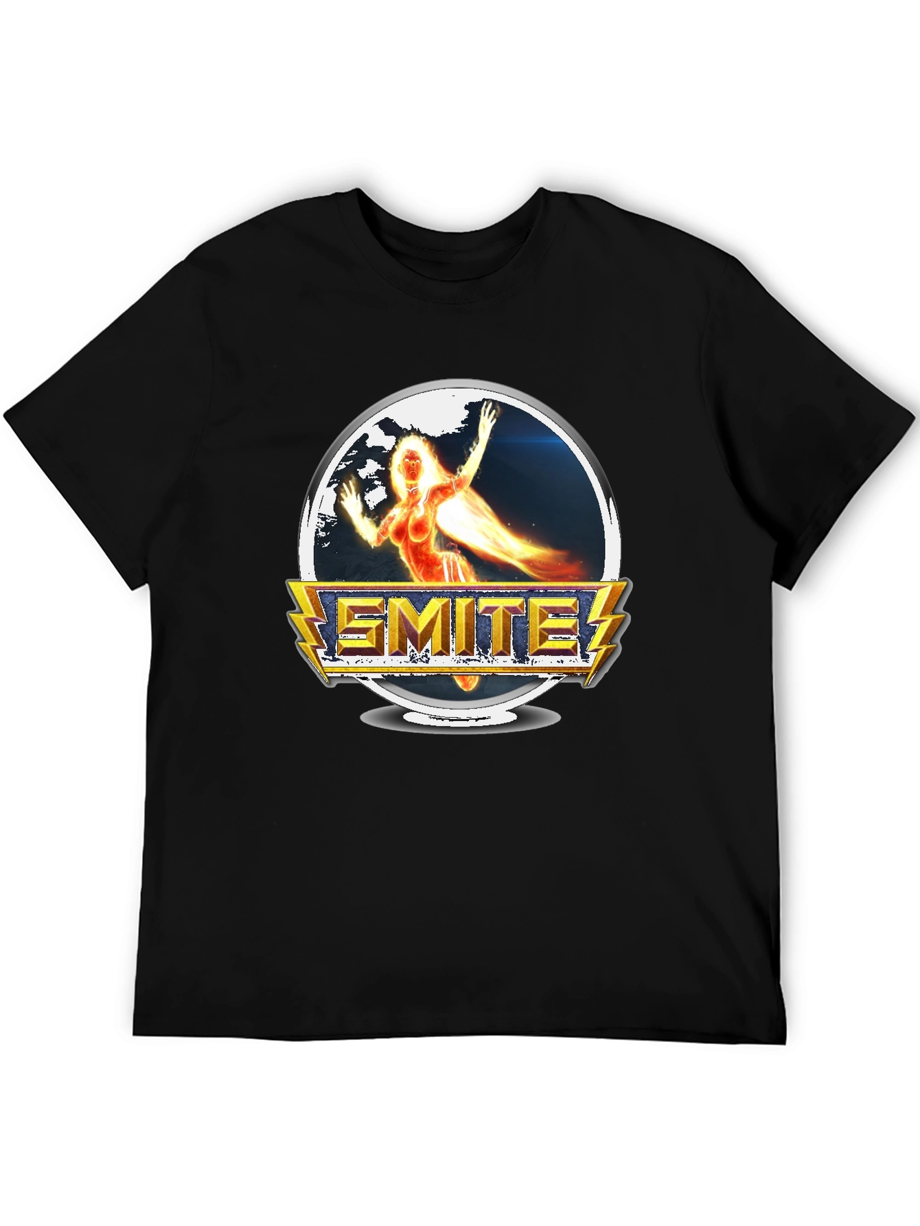 Smite Game T-Shirt - Fire Goddess Graphic Tee