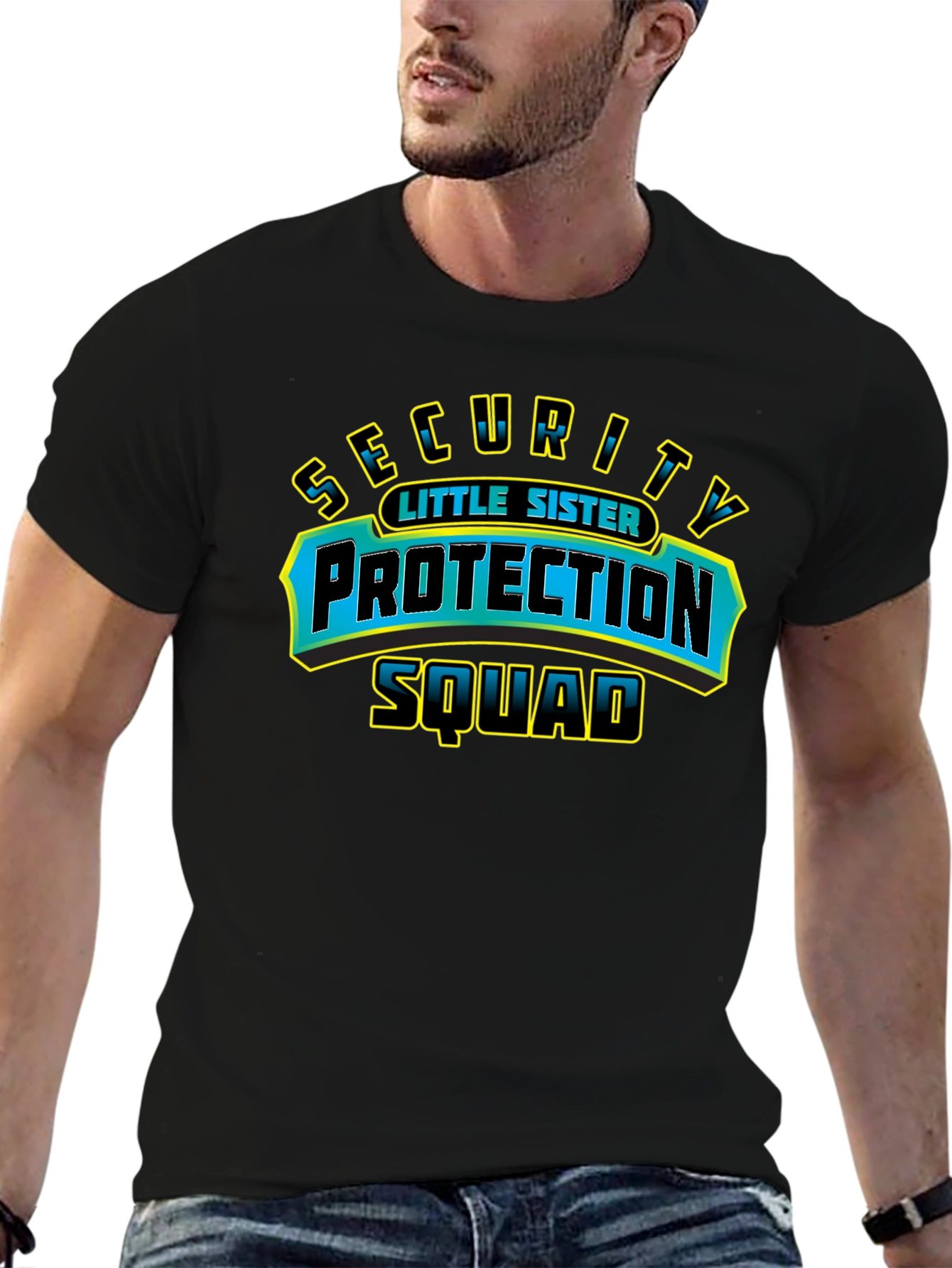 Little Sister Security Protection Squad Tee